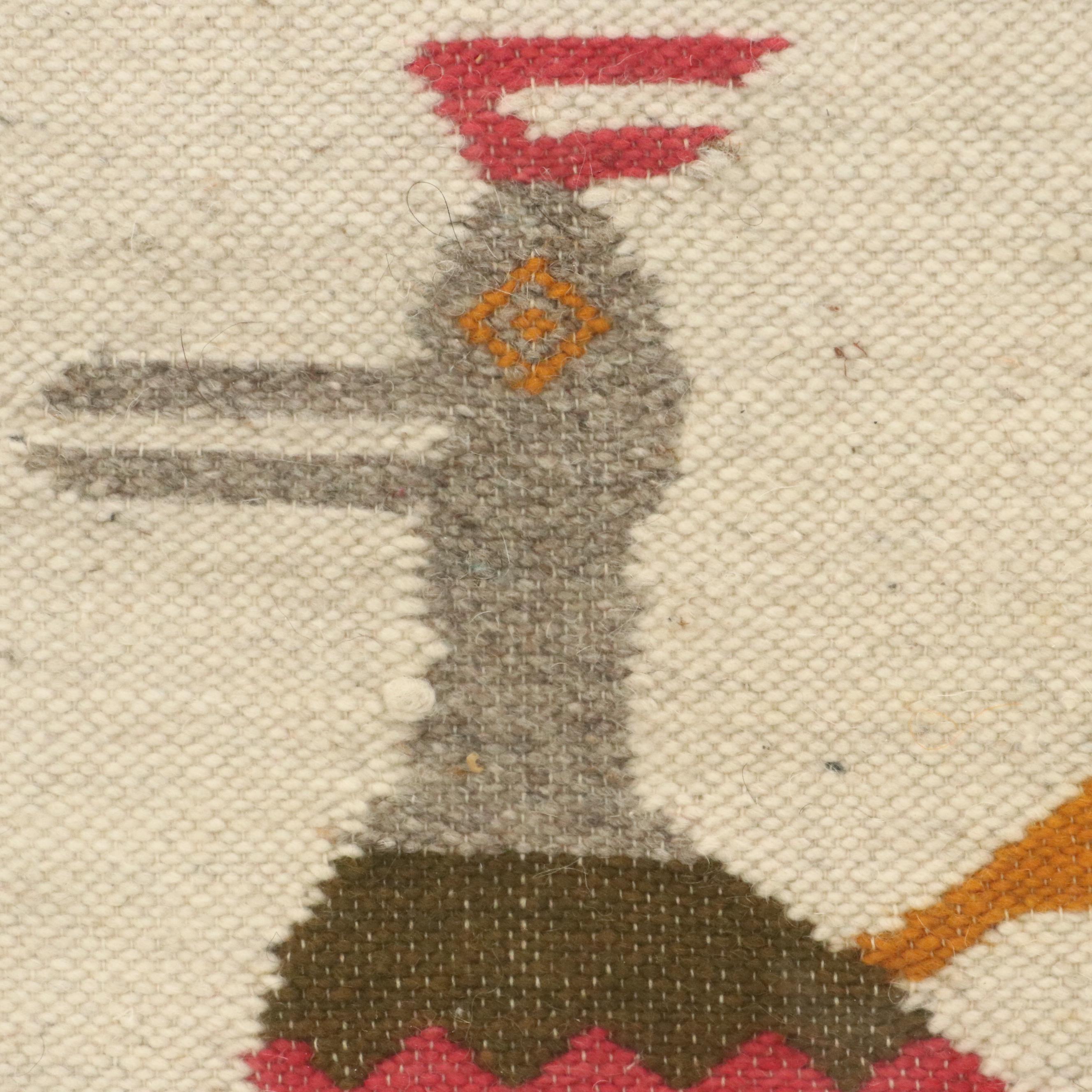 Handwoven South American Folk Art Tapestries of Birds