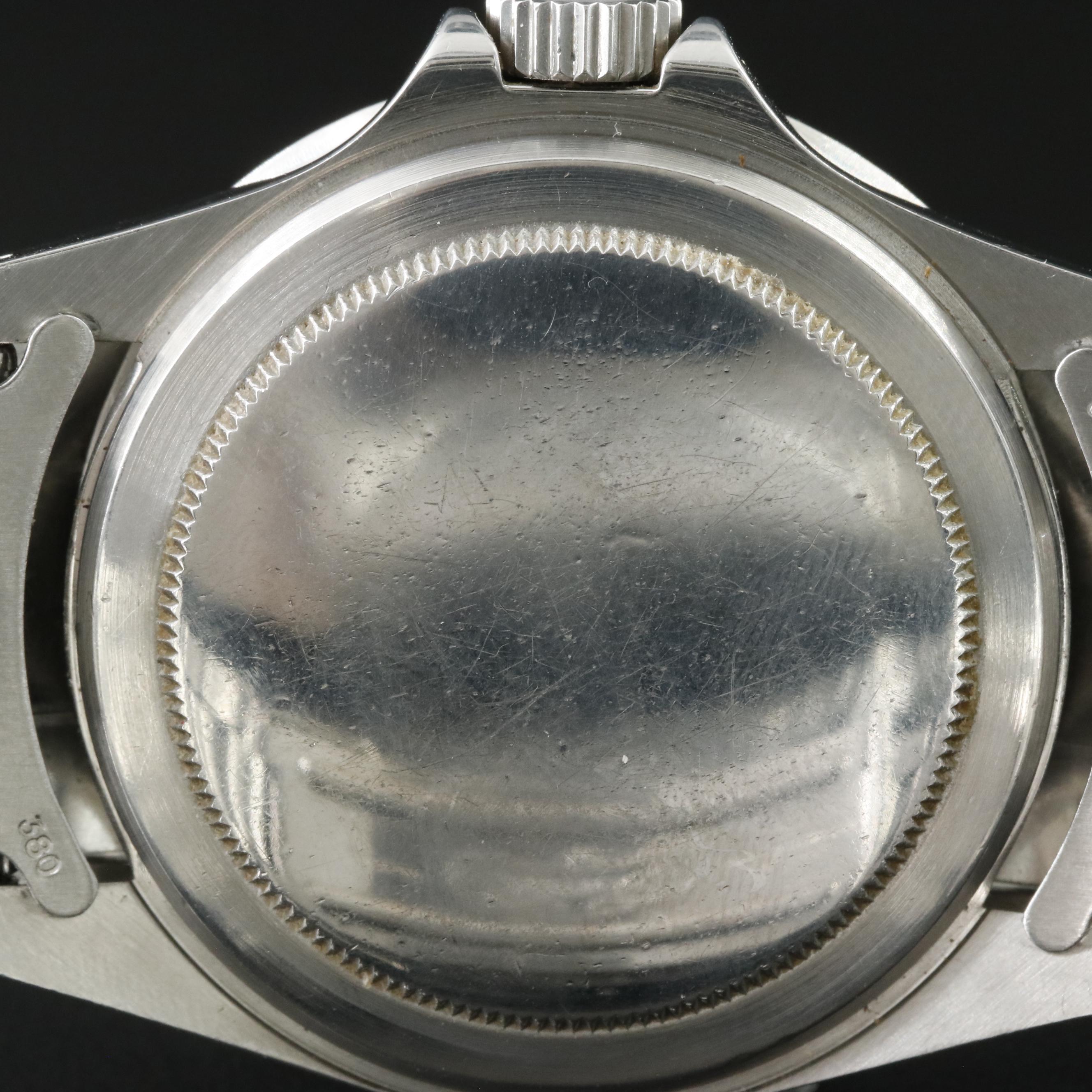 Rolex "Red" Submariner 1680 Watch with Rare Factory Error "Pateted" Clasp c.1974