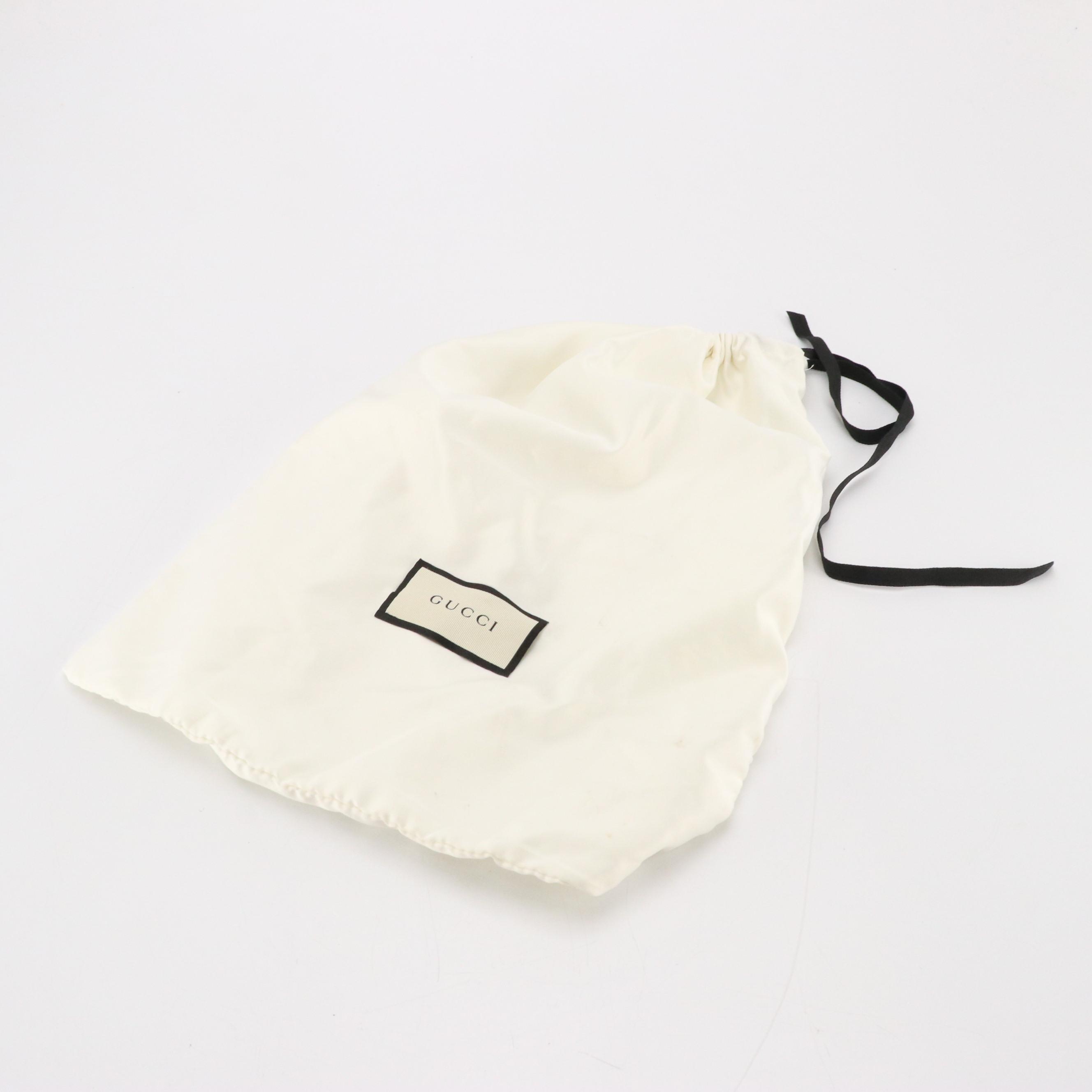 Gucci GG Torchon Envelope Flap Clutch Bag in Black Leather