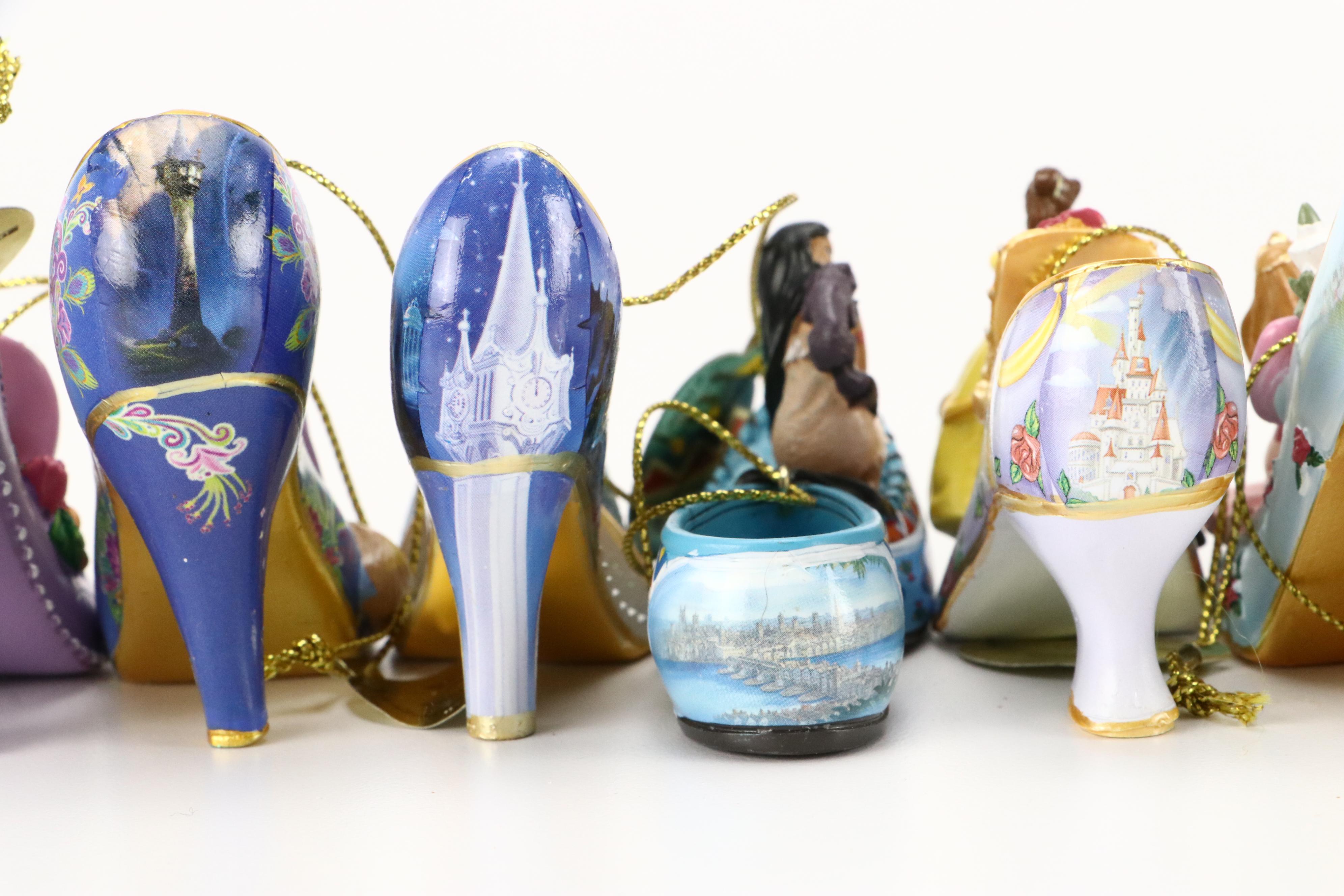 Disney "Once Upon a Slipper" Princess Ornament Collection
