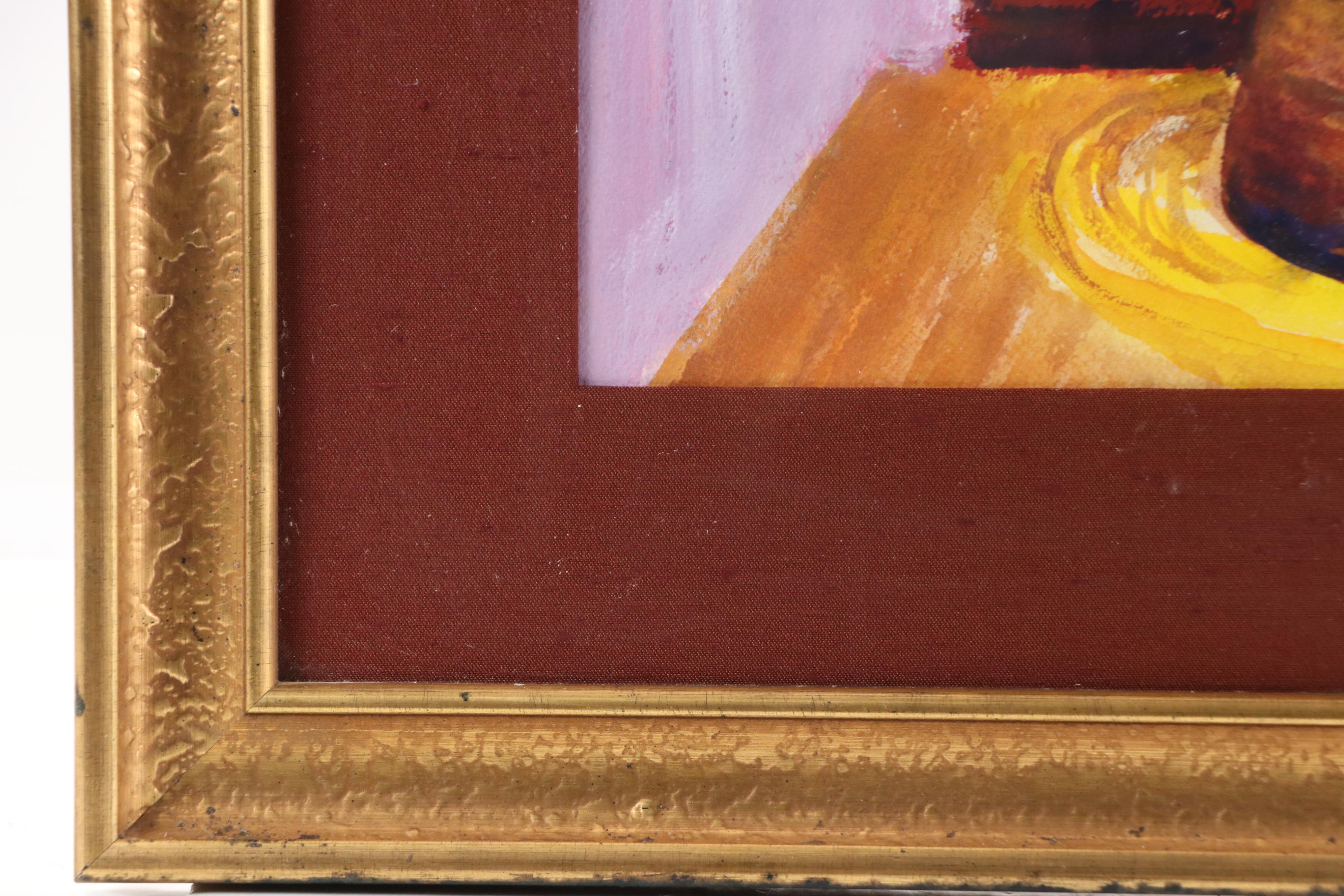 Jean Johnson Shaw Floral Still Life Watercolor Painting