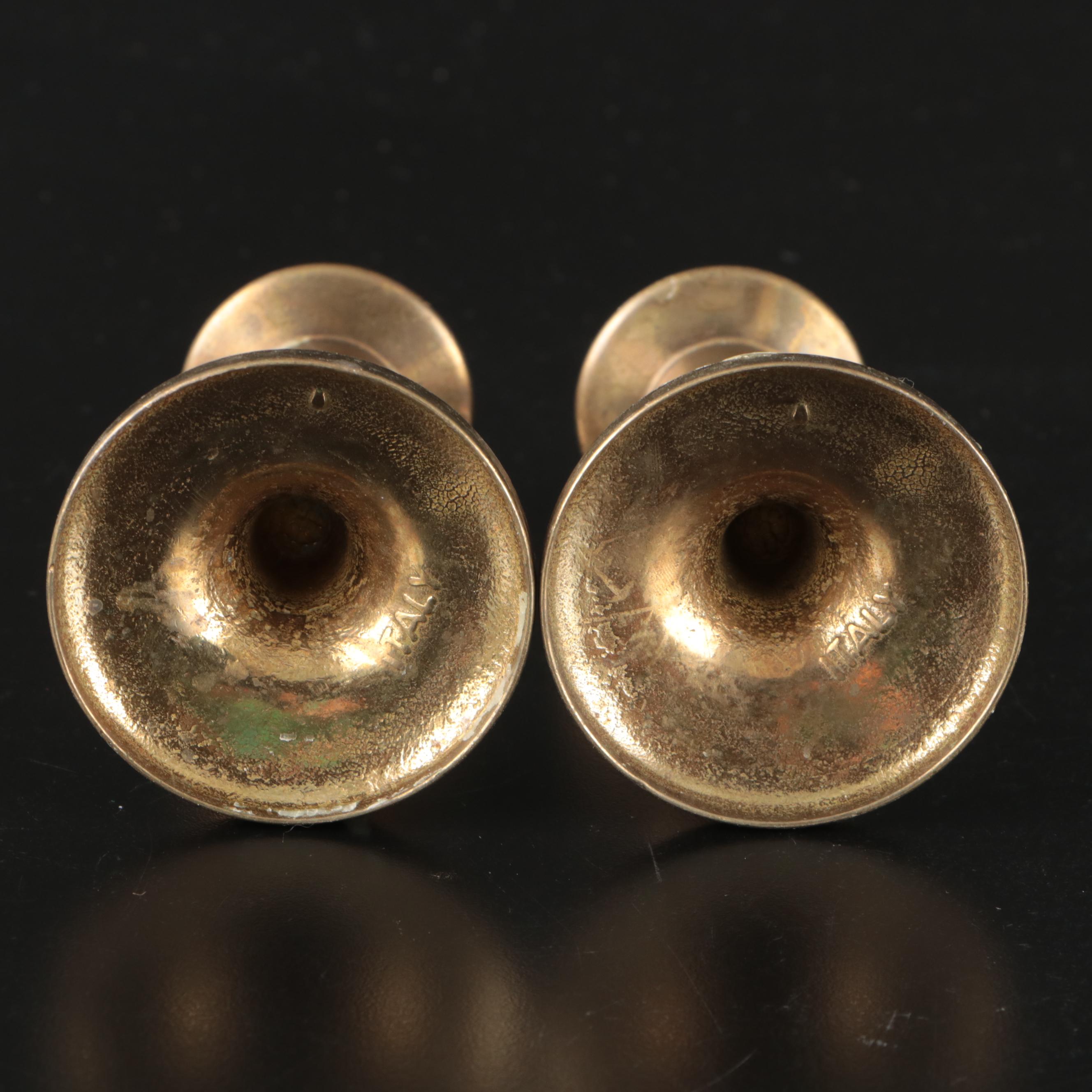 Brass Candle Holders and Three-Arm Candelabra