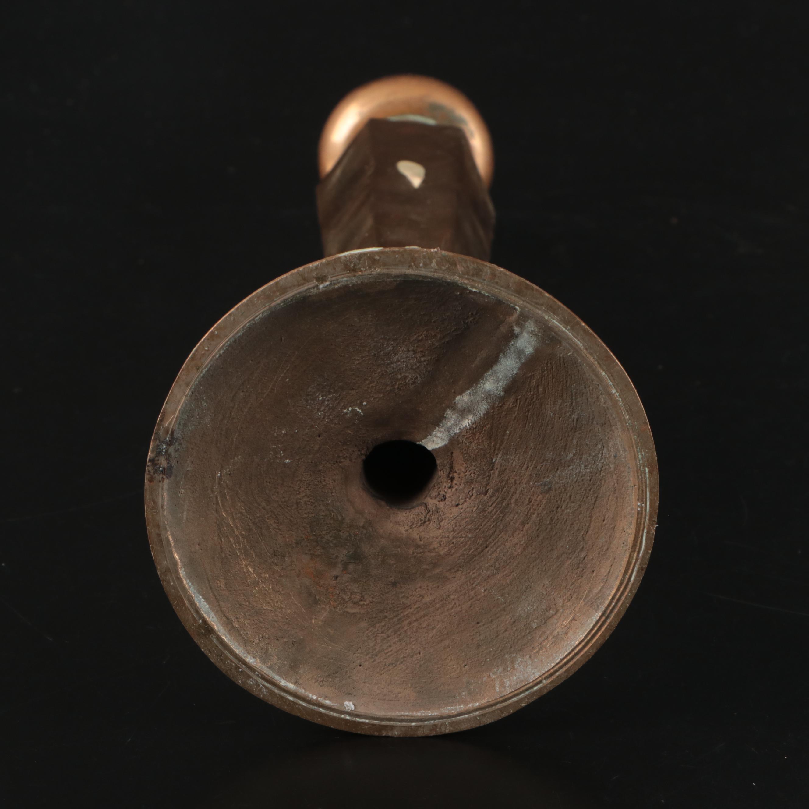 Brass Candle Holders and Three-Arm Candelabra