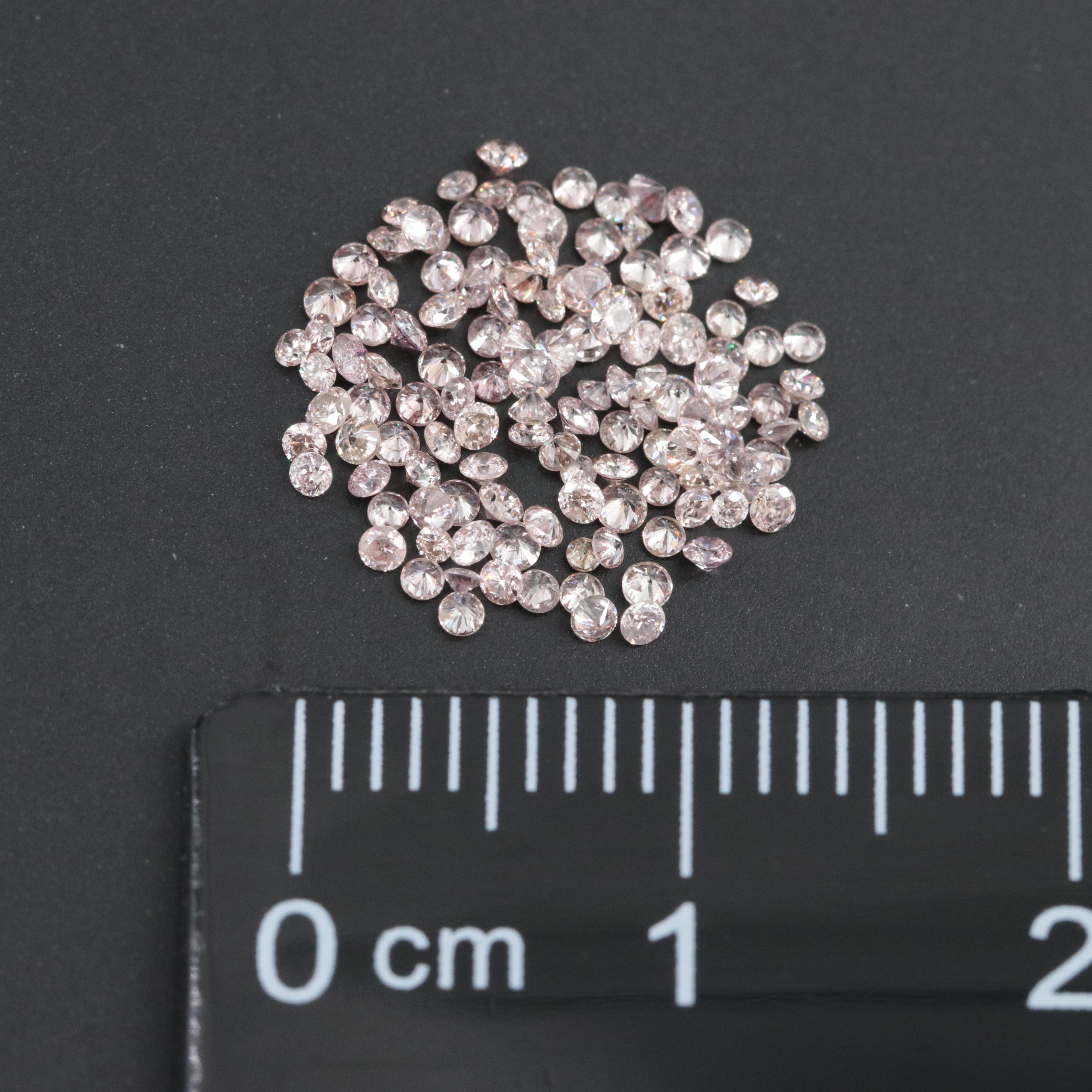 Loose 0.96 CTW Pink Diamond Lot