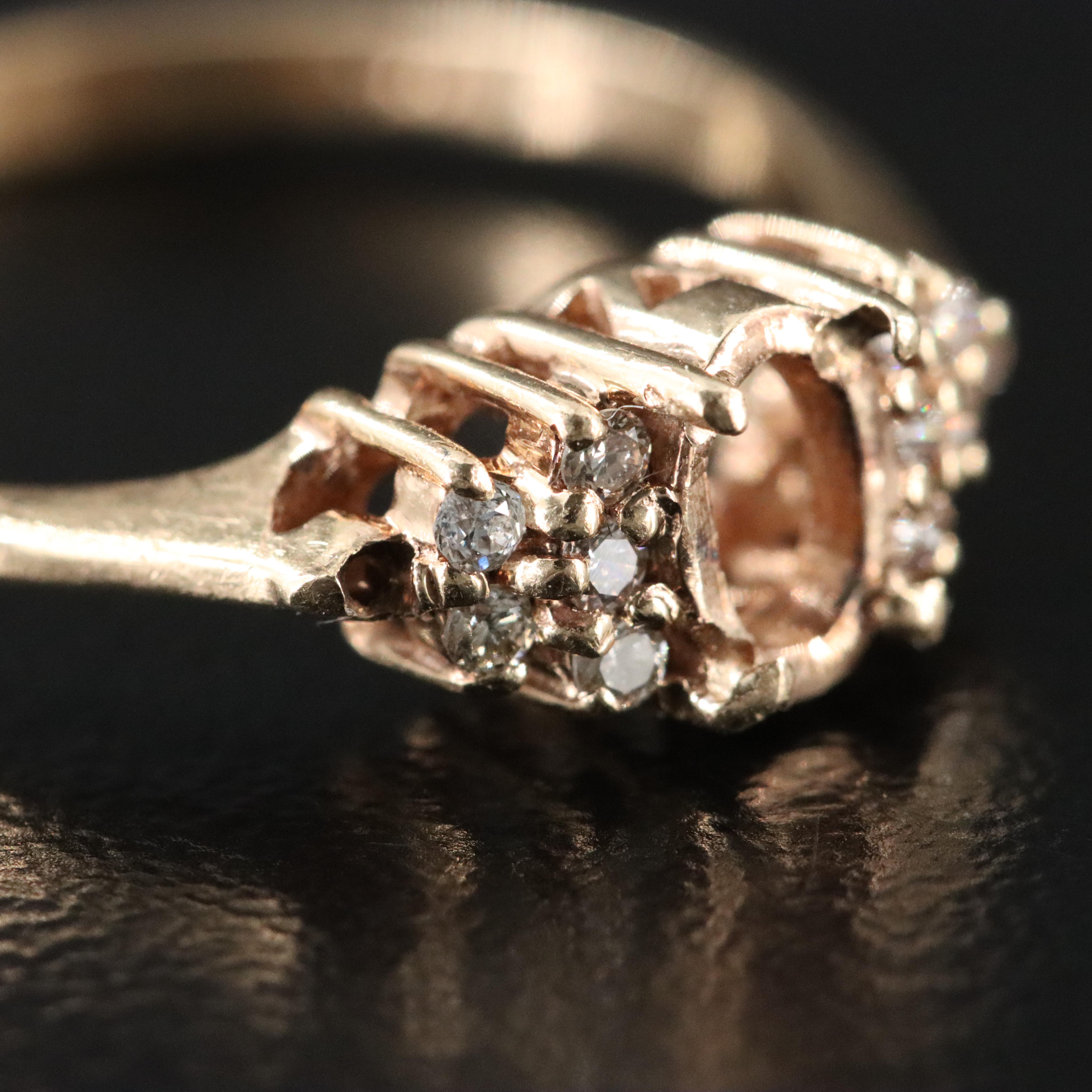 10K 0.10 CTW Diamond Semi-Mount Ring