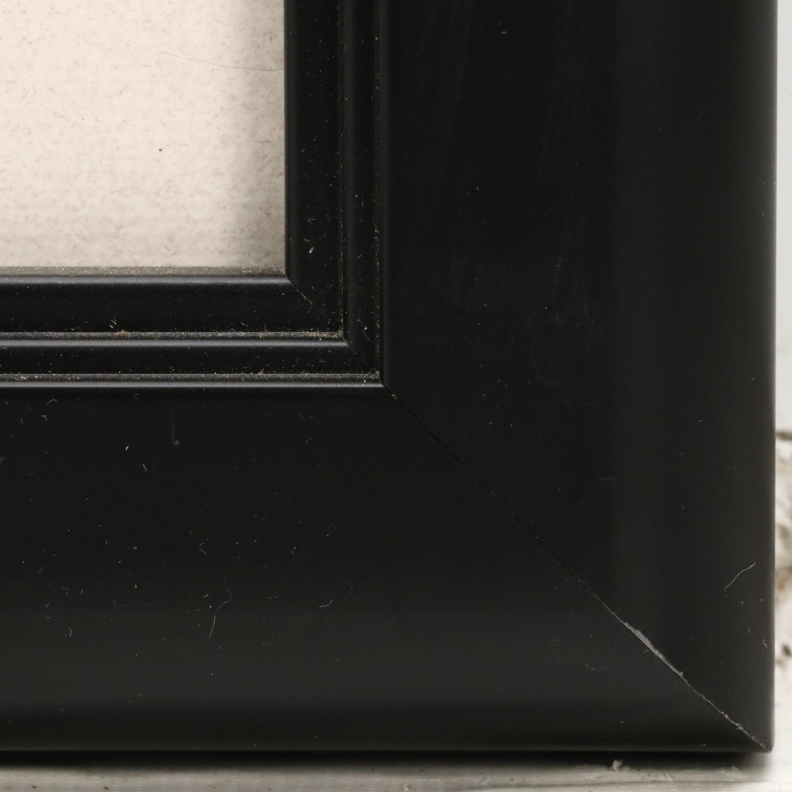 Art Deco Style Acrylic Illustration "Voir Le Cabaret," 21st Century