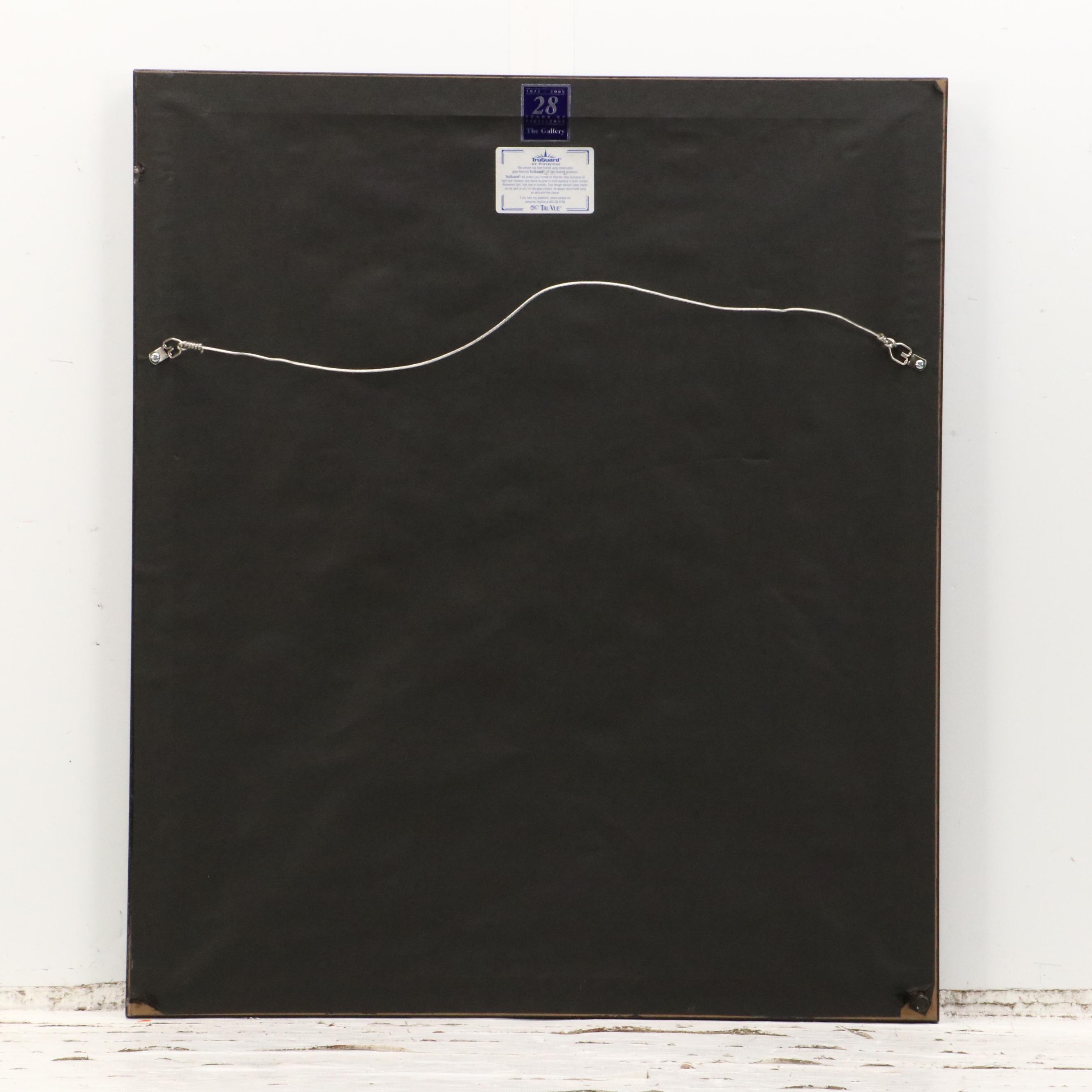 Art Deco Style Acrylic Illustration "Voir Le Cabaret," 21st Century