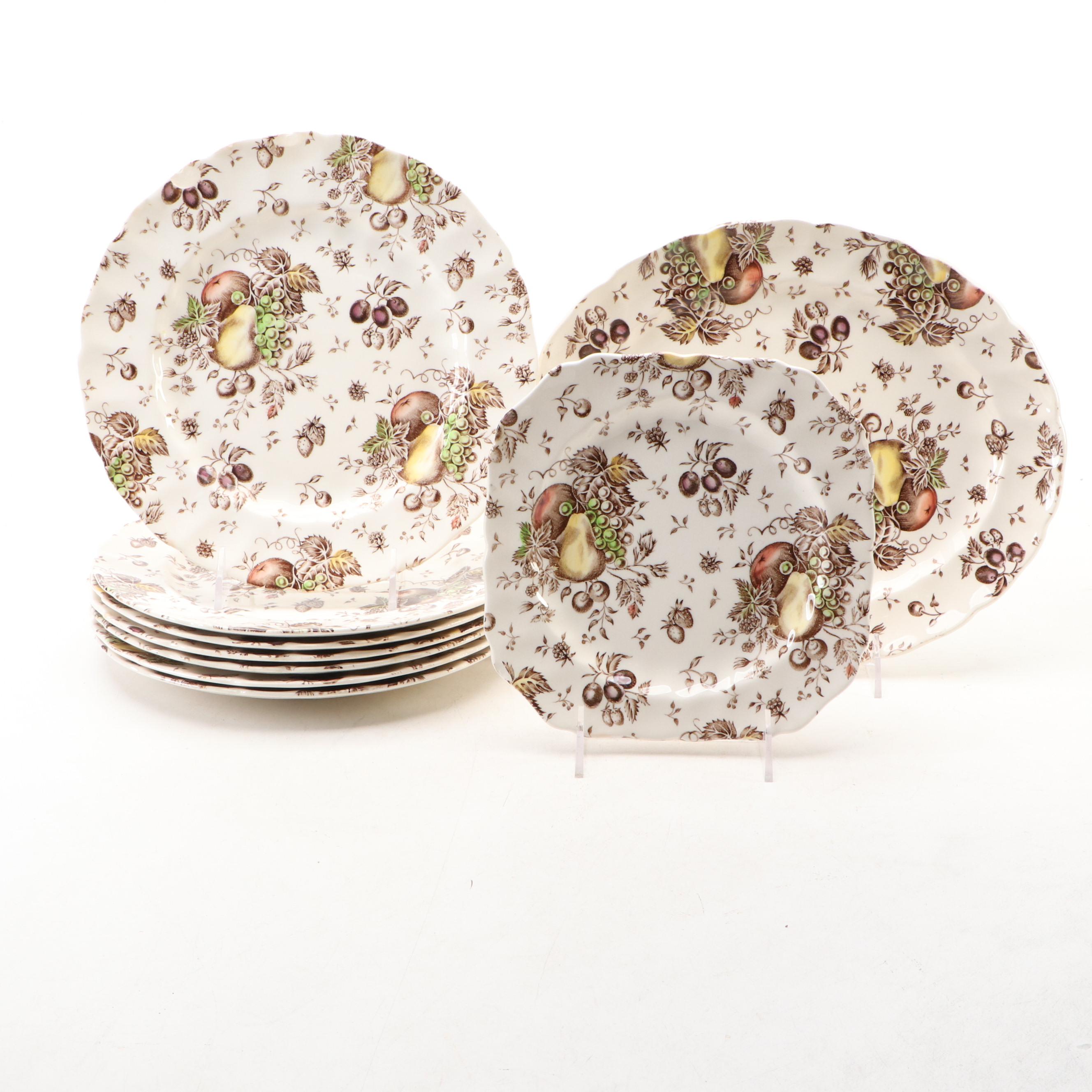 Johnson Bros "Autumn's Delight" Dinnerware and Serving Pieces, 1960–1978