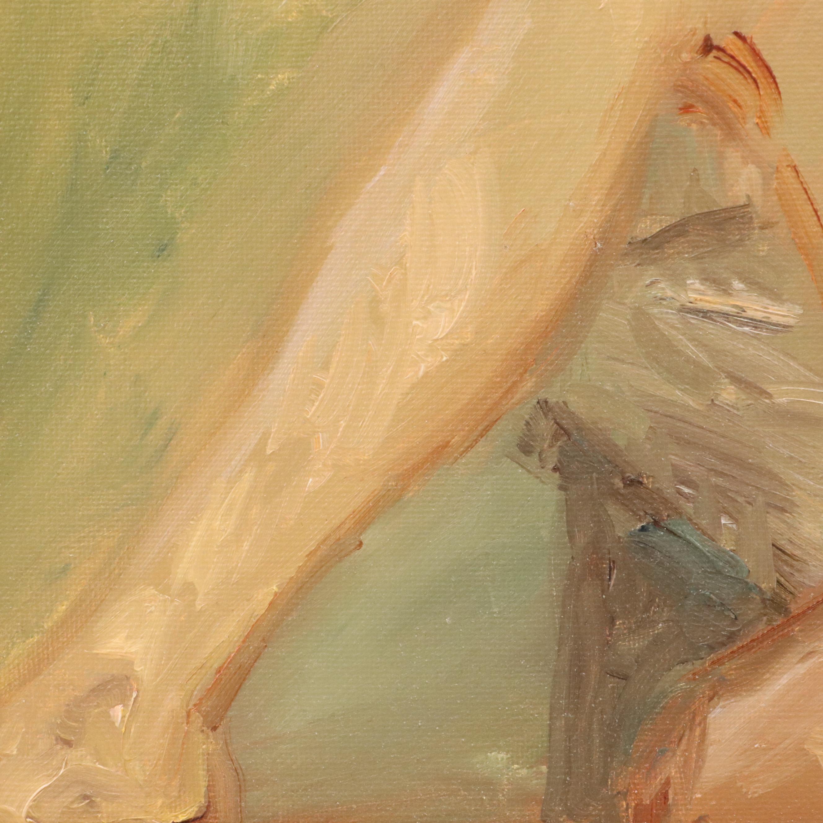 Murat Kaboulov Figural Oil Painting of Nude Woman, 2002