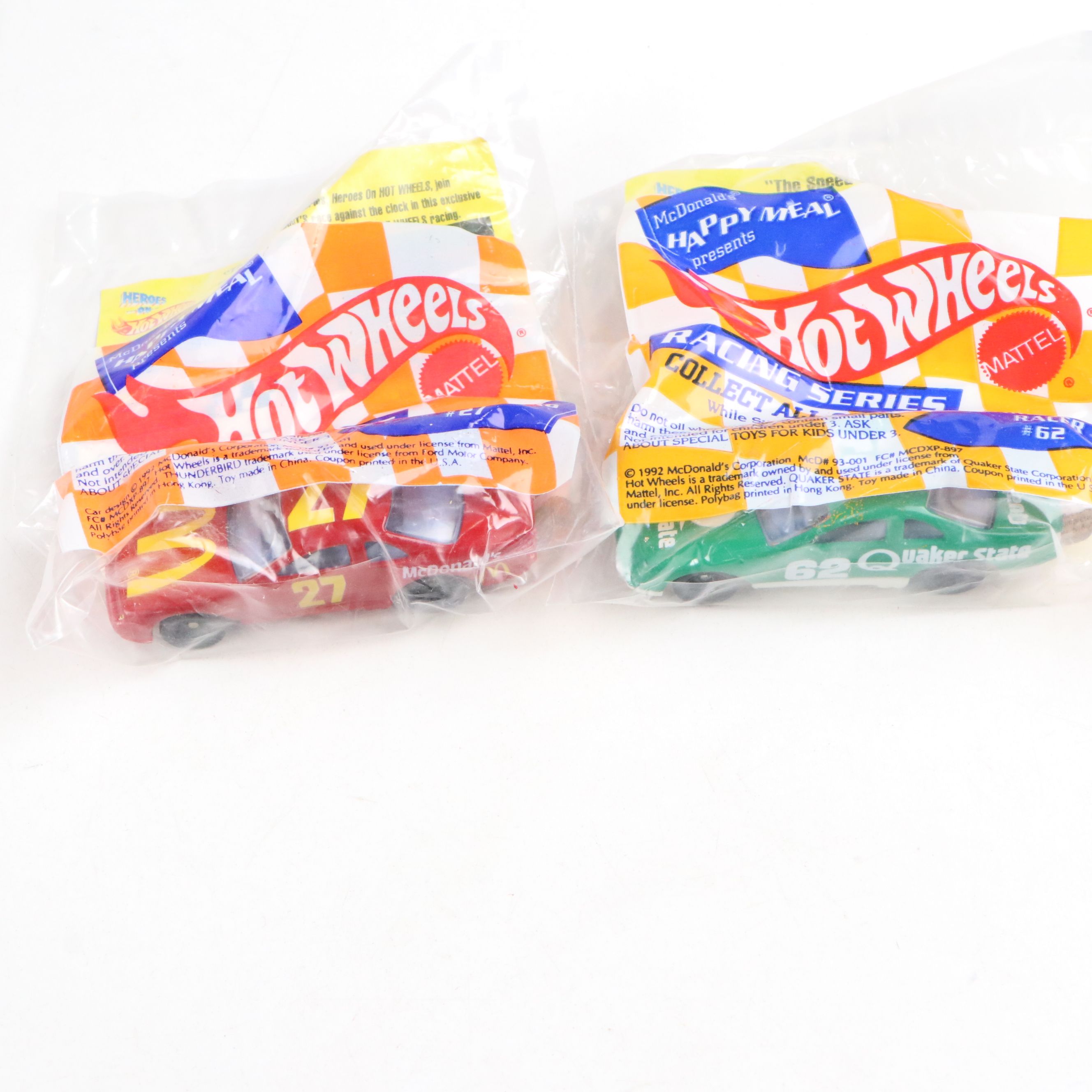 Hot Wheels "Ronald McDonald House Charities" and More McDonalds Toy Cars, 1990s