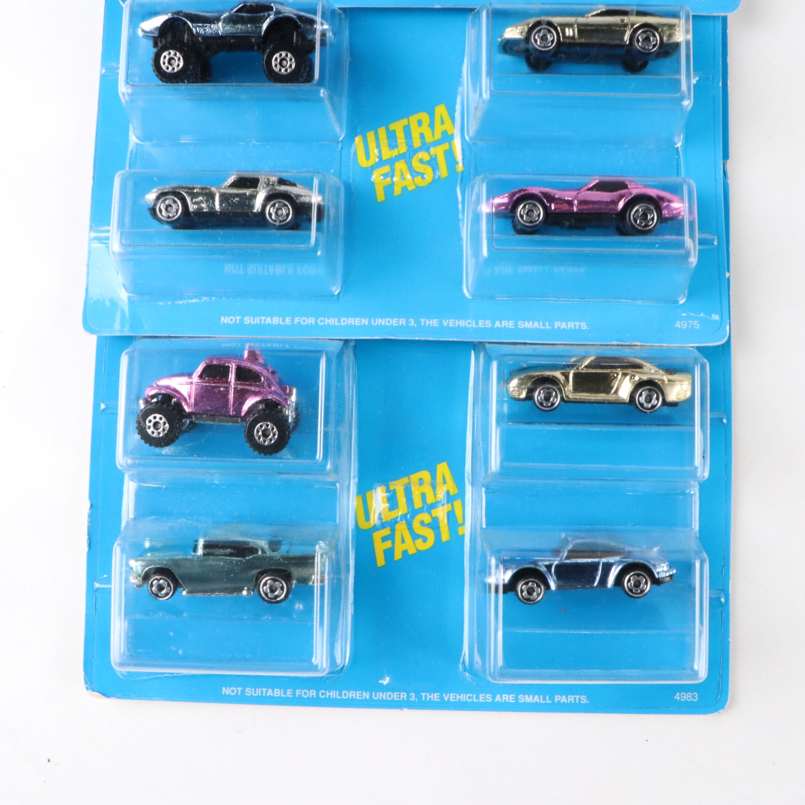 Hot Wheels "Classic Cobra" with More Park 'N Plates and Chroma Racers Cars