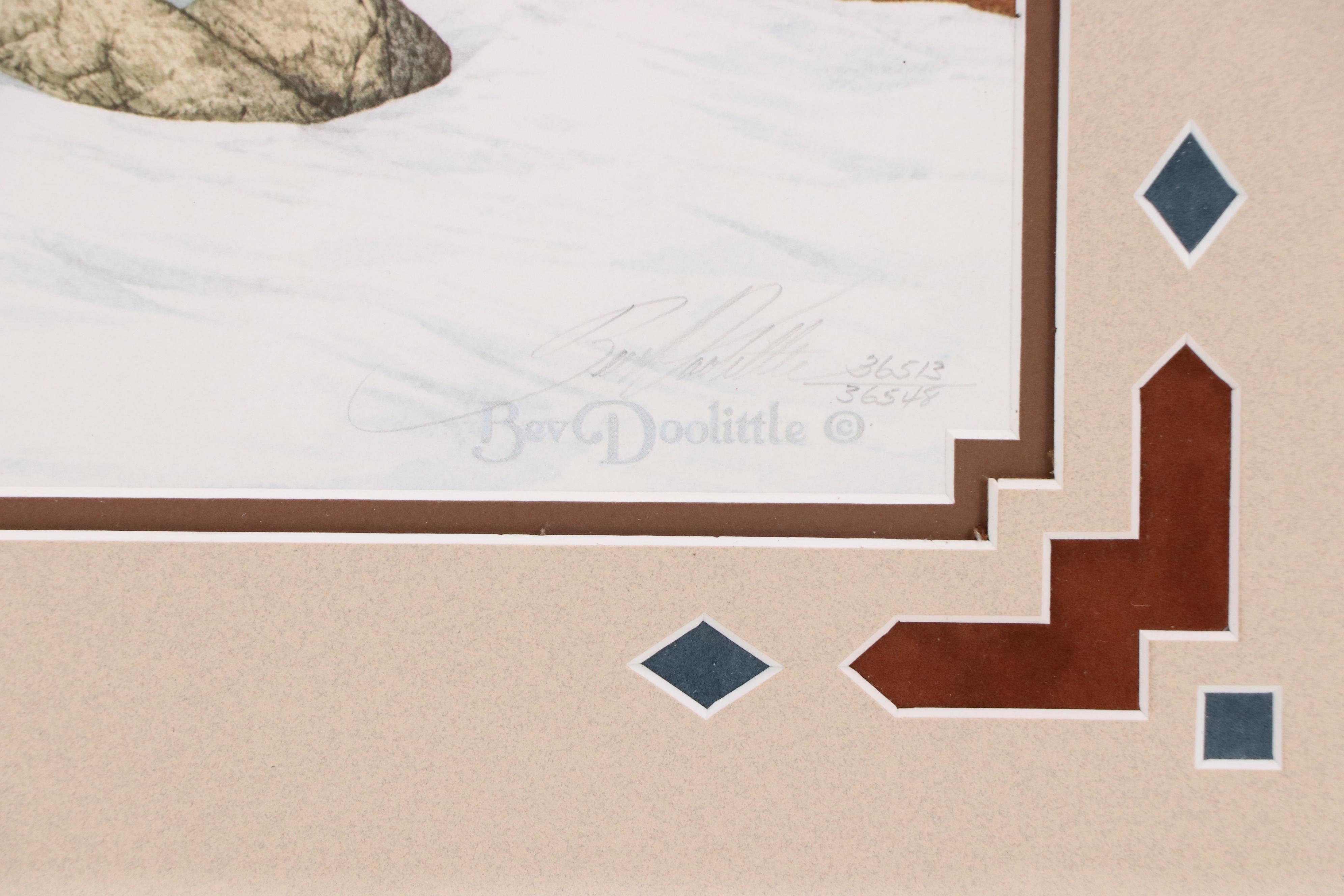 Bev Doolittle Offset Lithograph "Season of the Eagle"