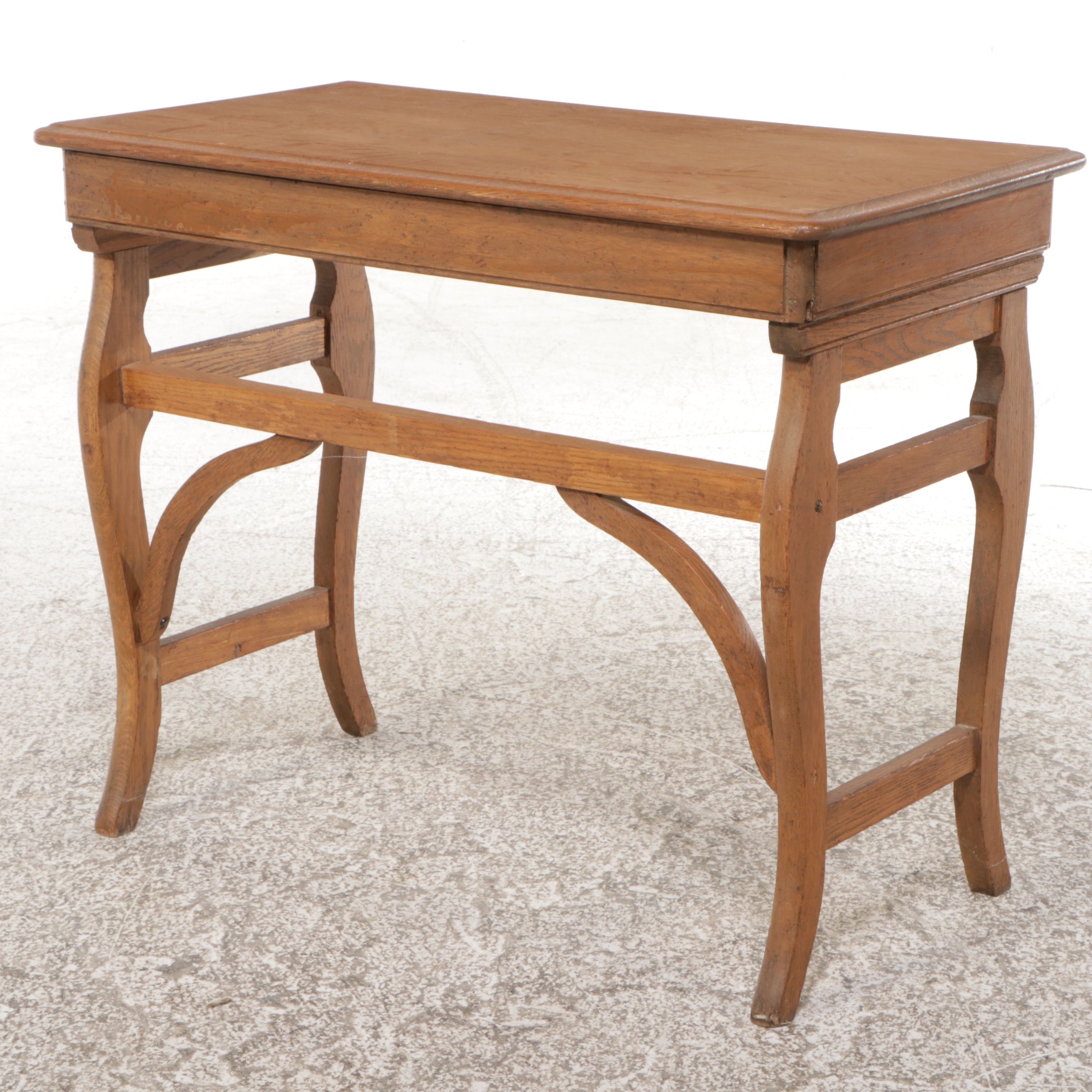 Oak Writing Table, Early to Mid-20th Century