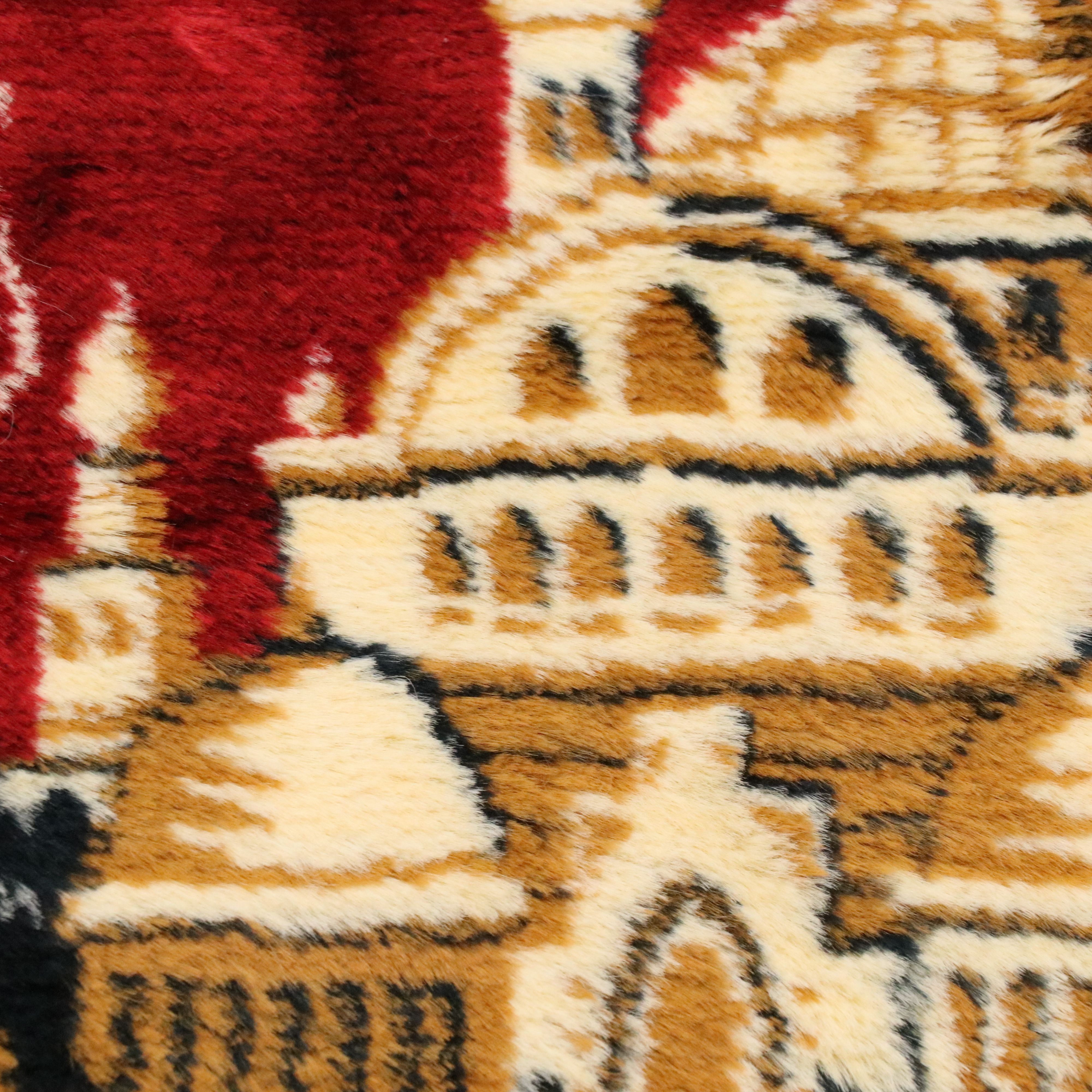 3'3 x 5'2 Machine Made Italian Pictorial Area Rug