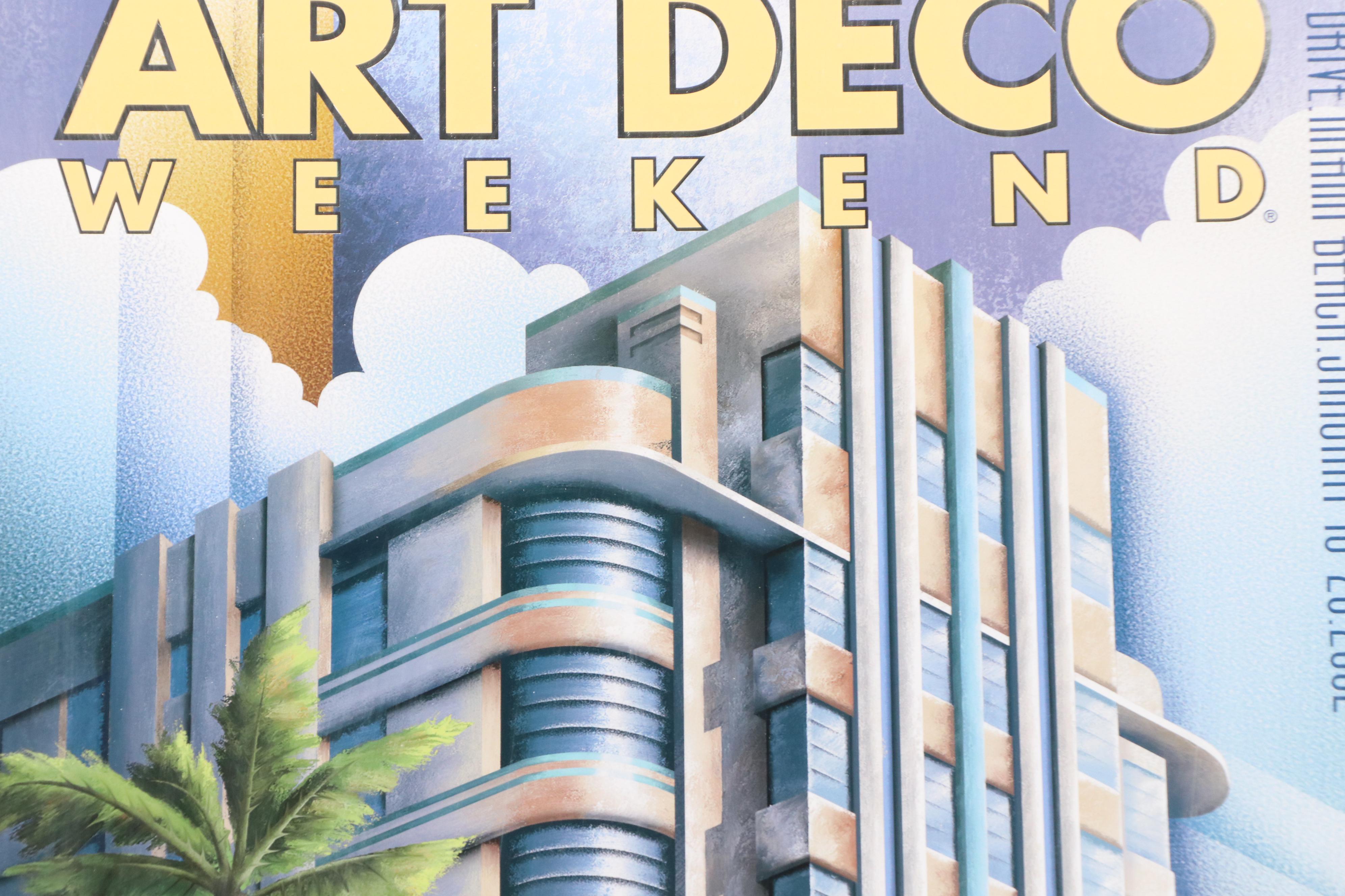 Miami Design Preservation League Art Deco Weekend Poster, 2002