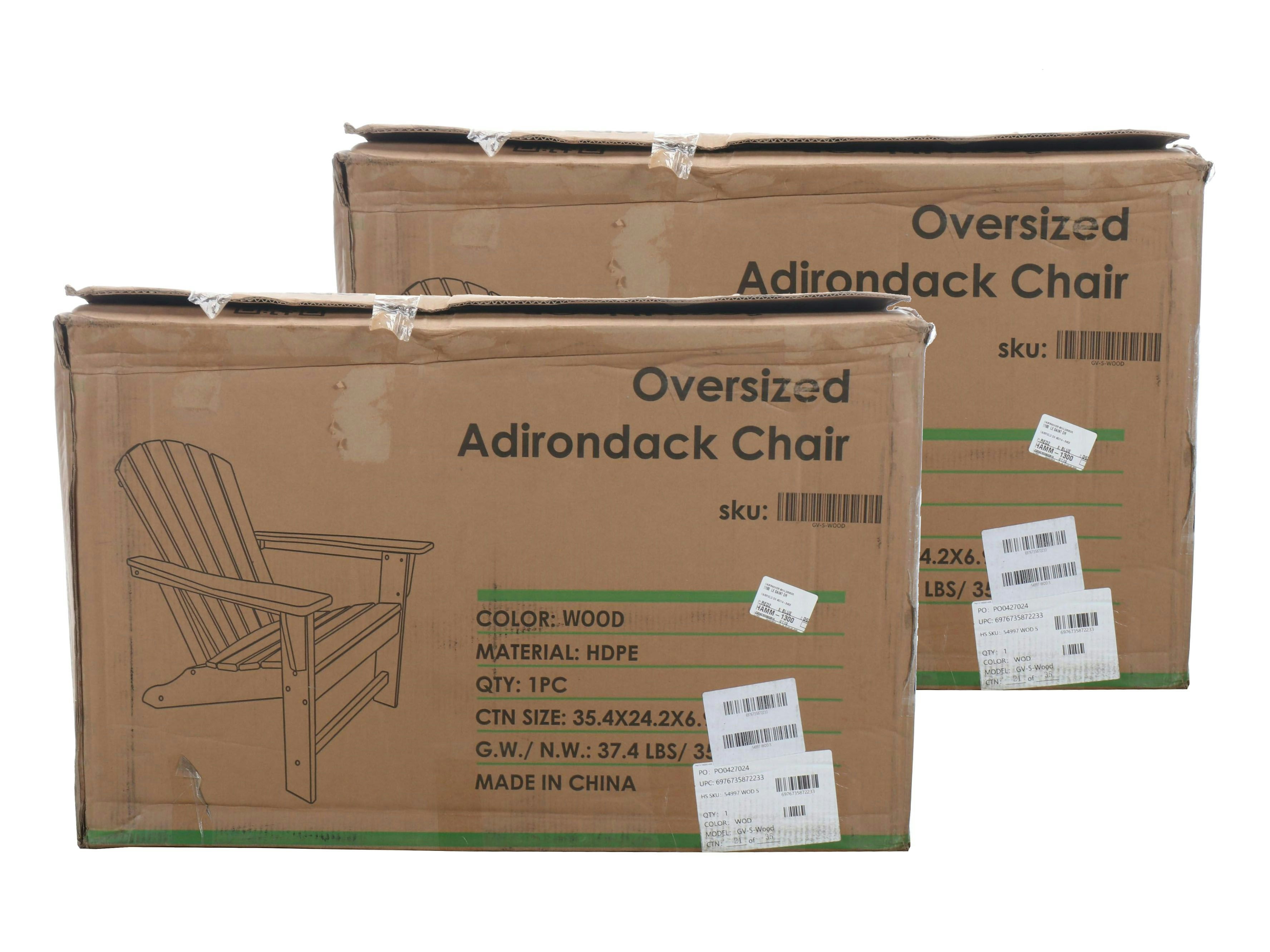 GreenVines Adirondack Chair Kits