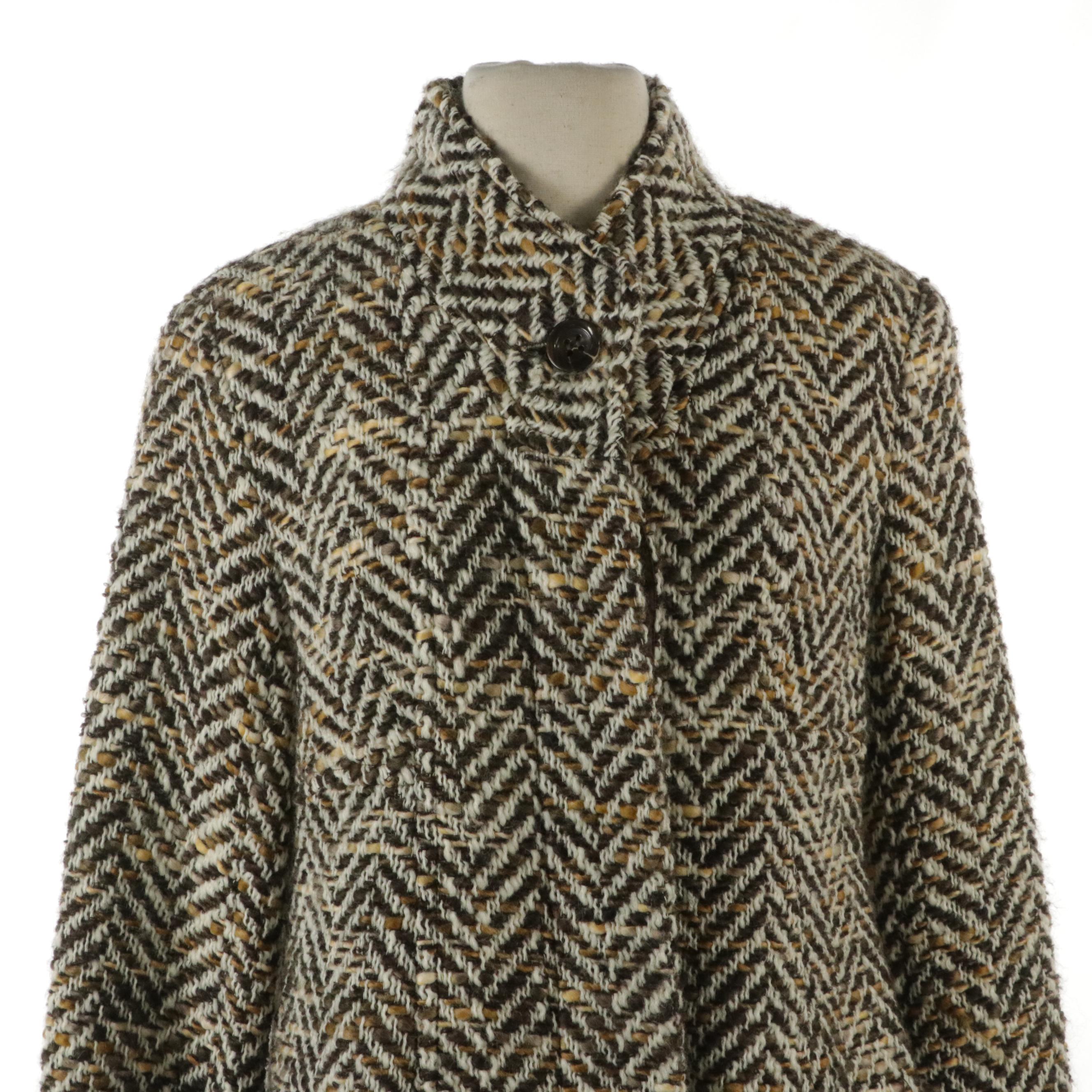 Club Monaco Heleni Double-Breasted Coat and Pea in the Pod Swing Coat