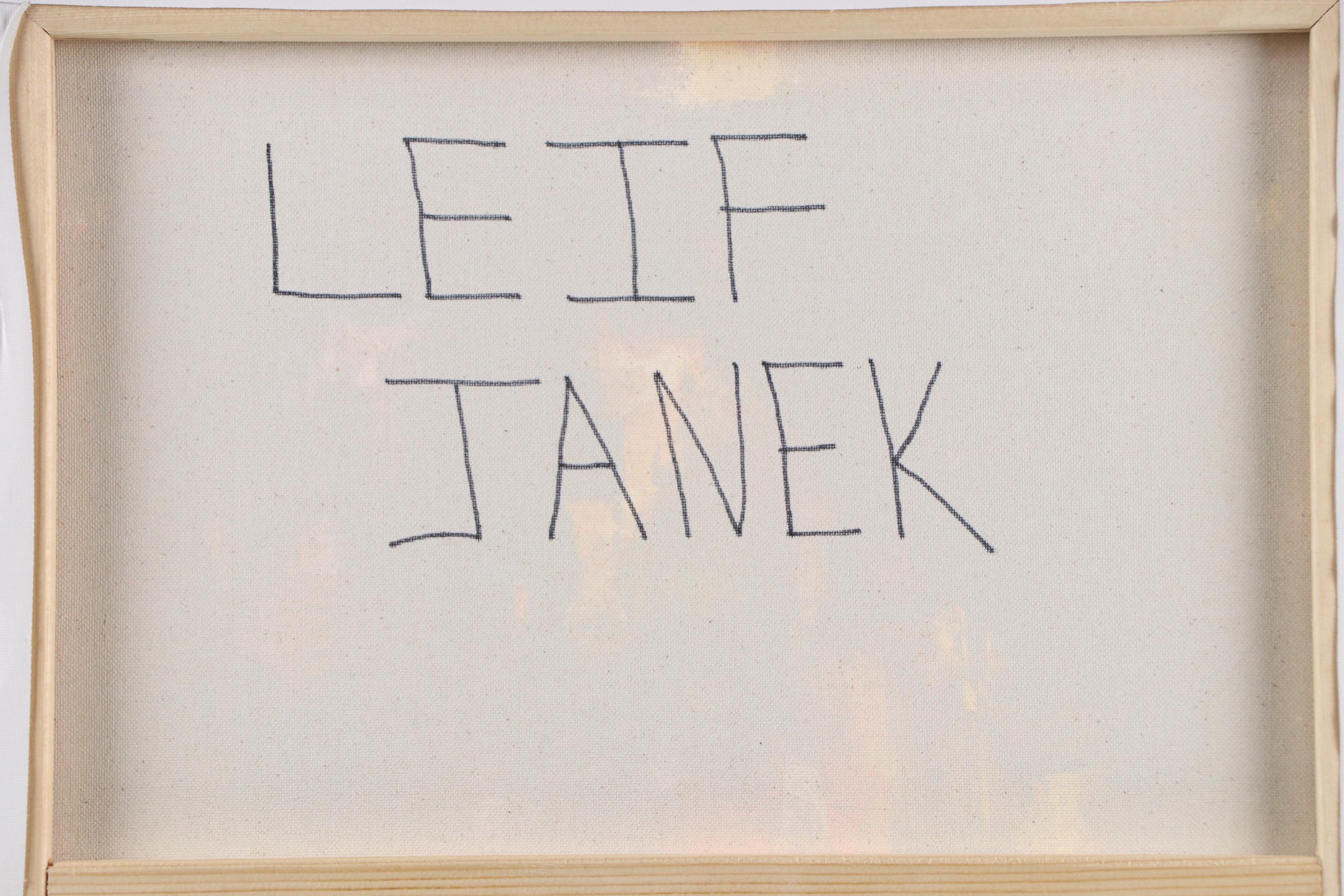 Leif Janek Abstract Acrylic Painting, 21st Century