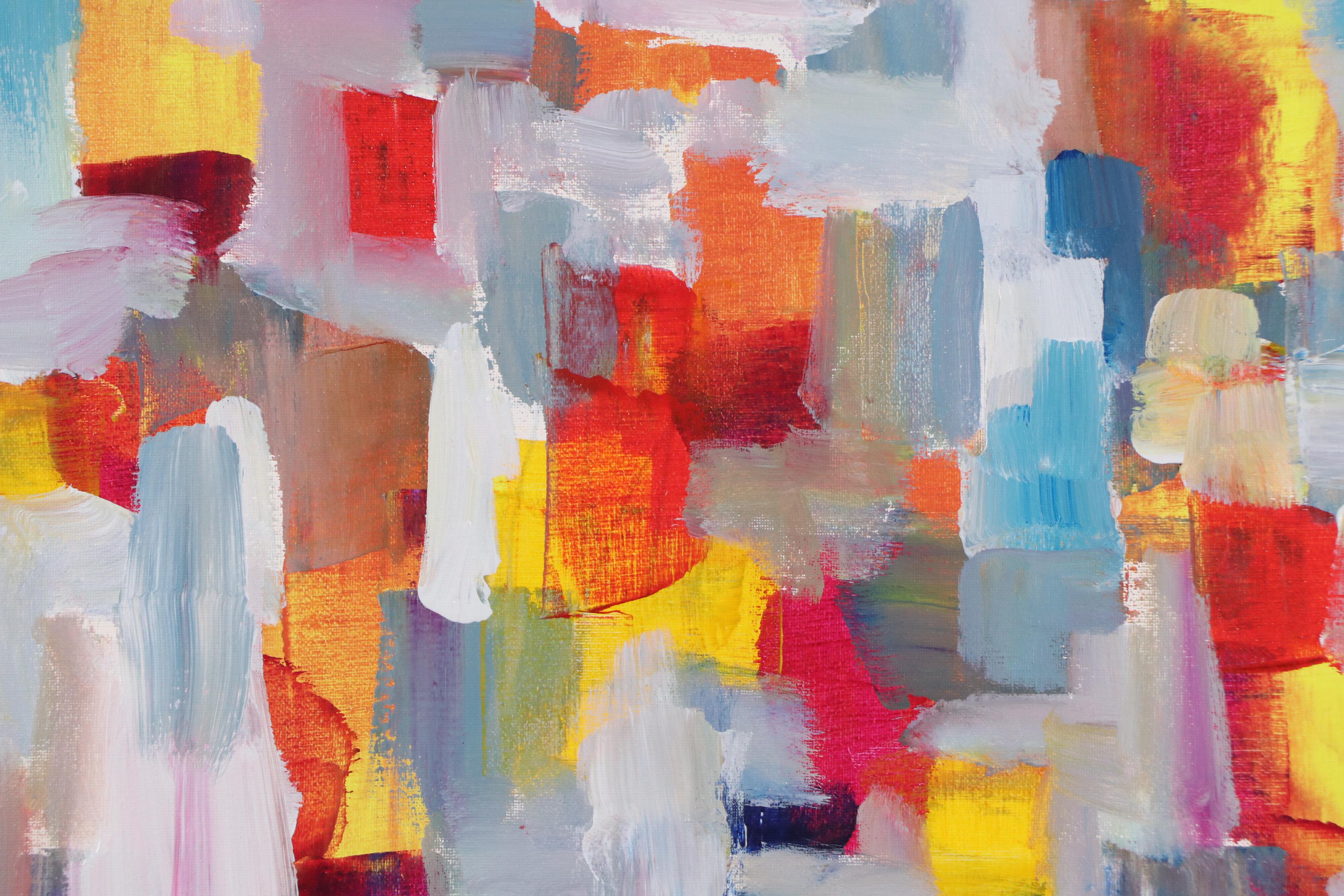 Leif Janek Abstract Acrylic Painting, 21st Century