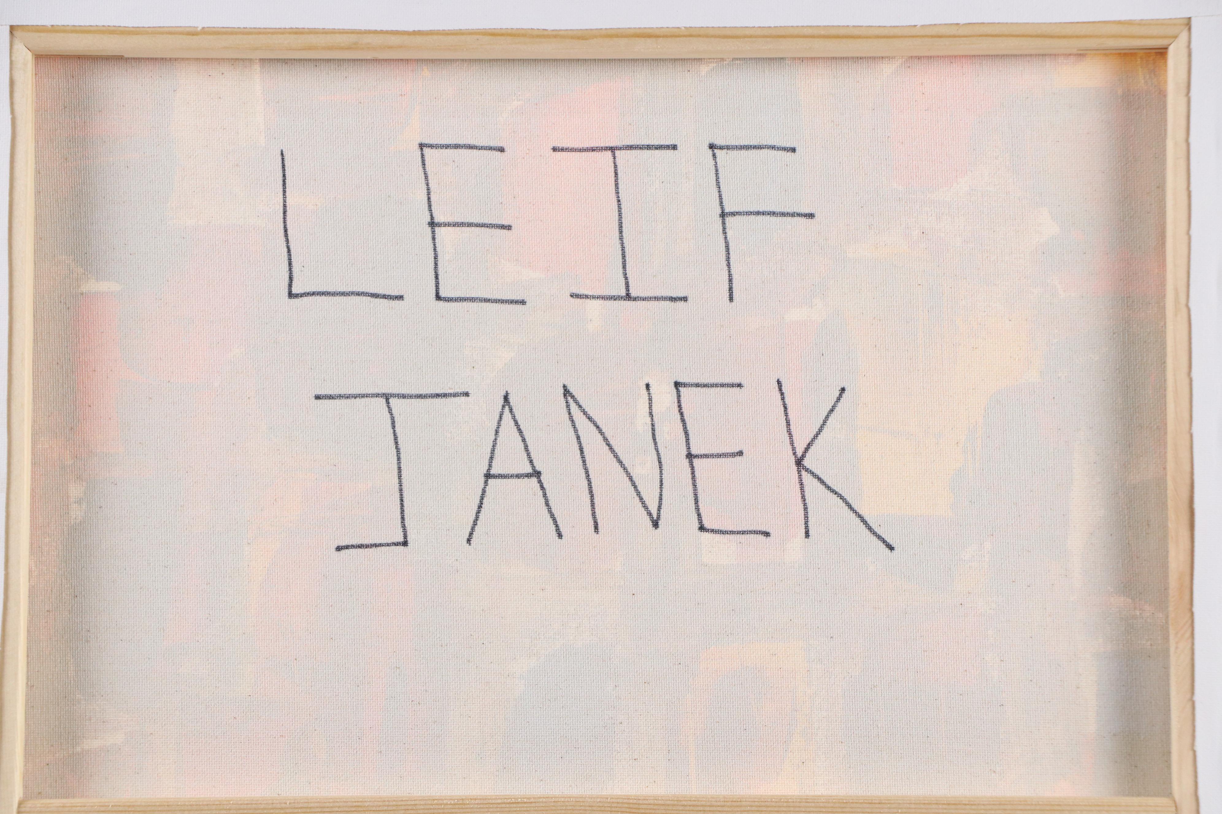 Leif Janek Abstract Acrylic Painting, 21st Century