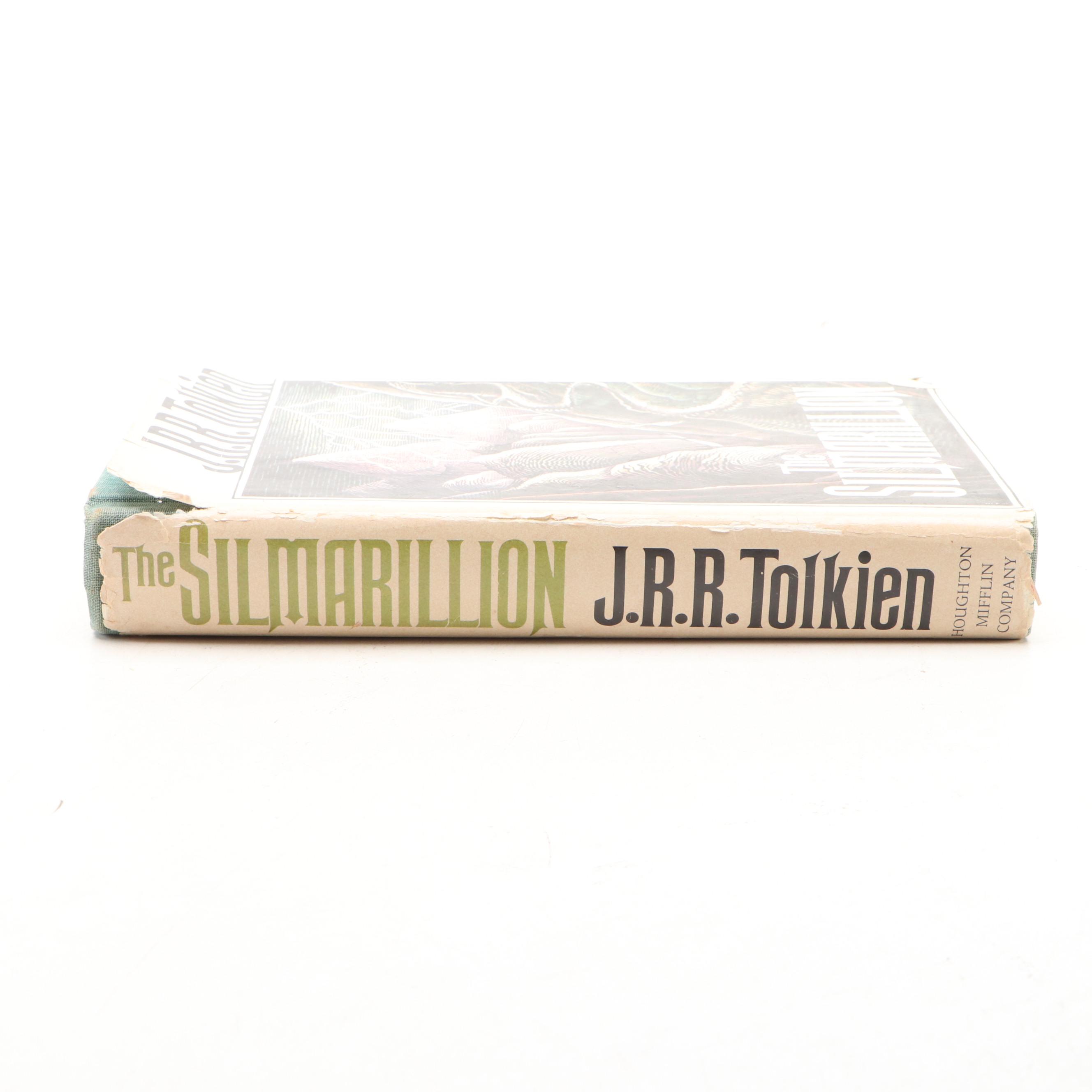 First American Edition "The Silmarillion" by J. R. R. Tolkien with Map, 1977