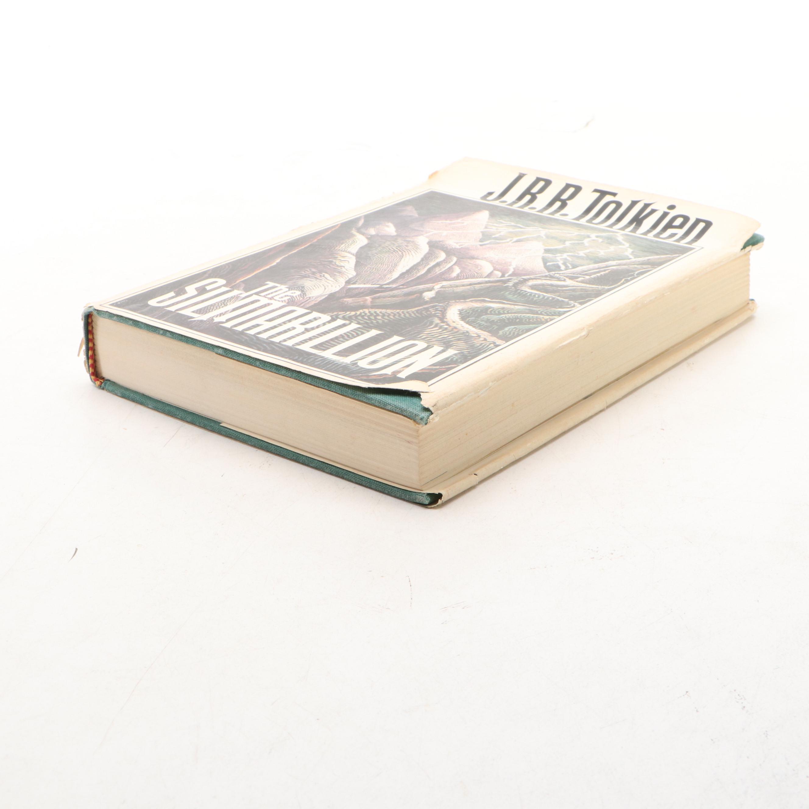 First American Edition "The Silmarillion" by J. R. R. Tolkien with Map, 1977