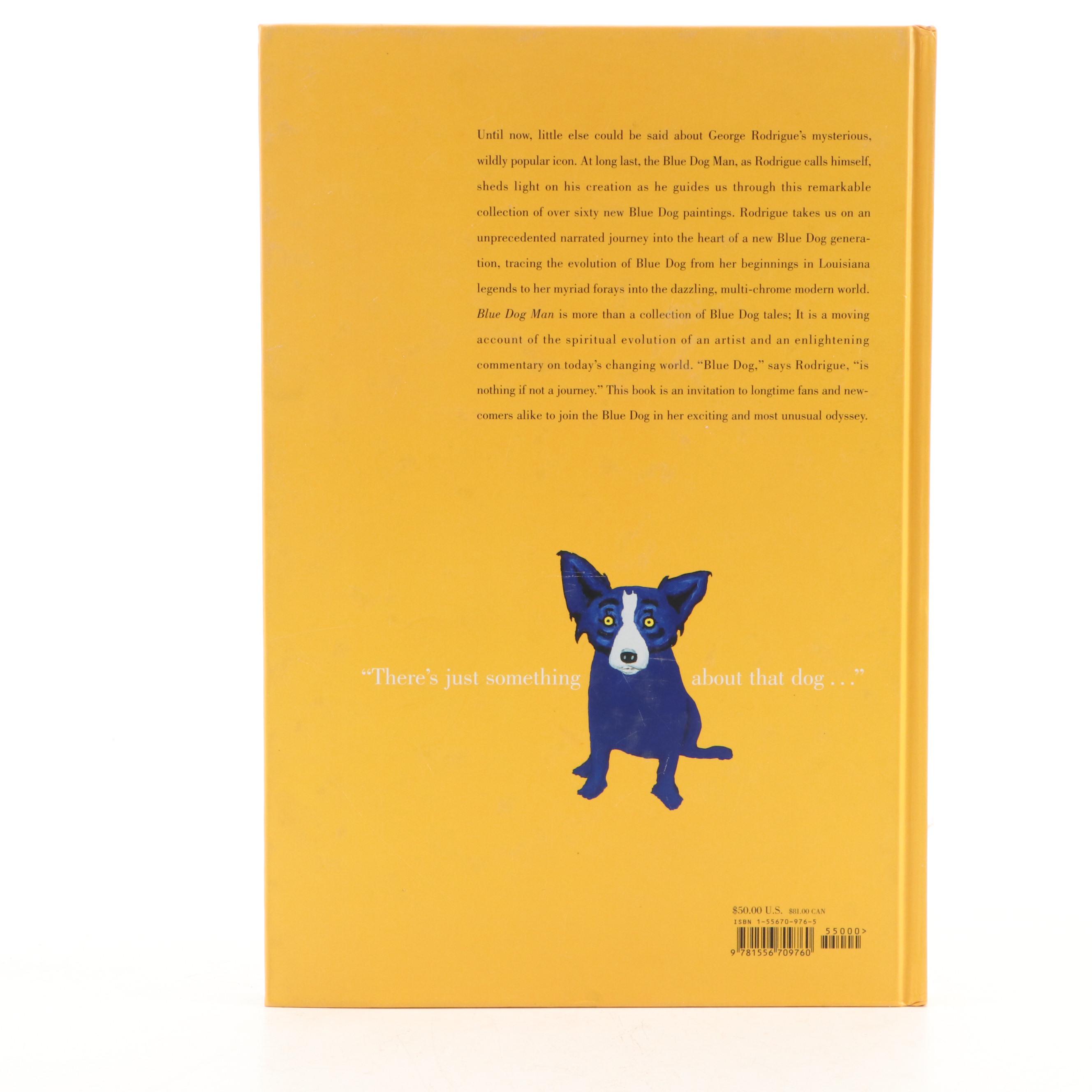 First Printing "Blue Dog Man" by George Rodrigue, 1999