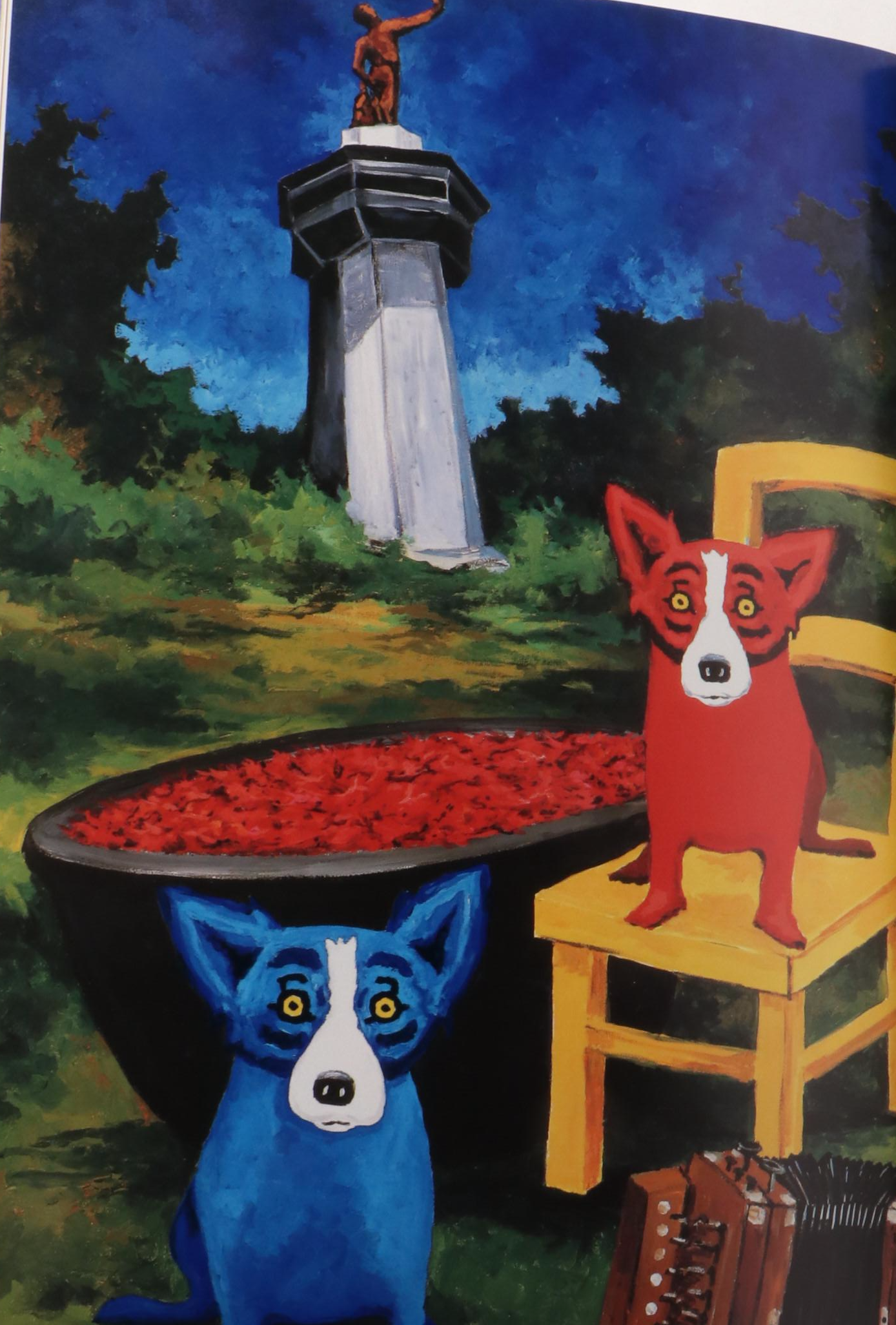 First Printing "Blue Dog Man" by George Rodrigue, 1999