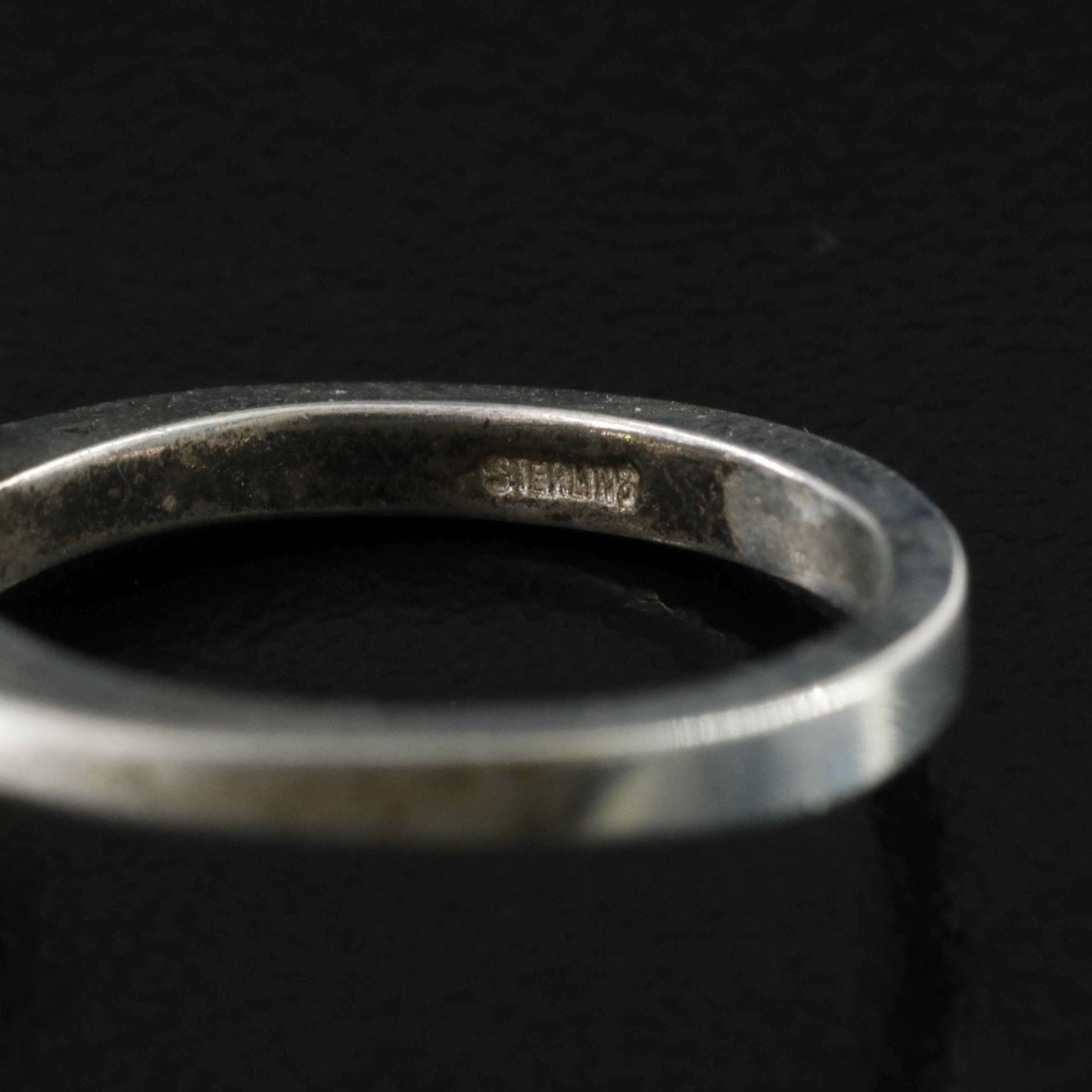 Sterling Silver Citrine and Blue Topaz Ring