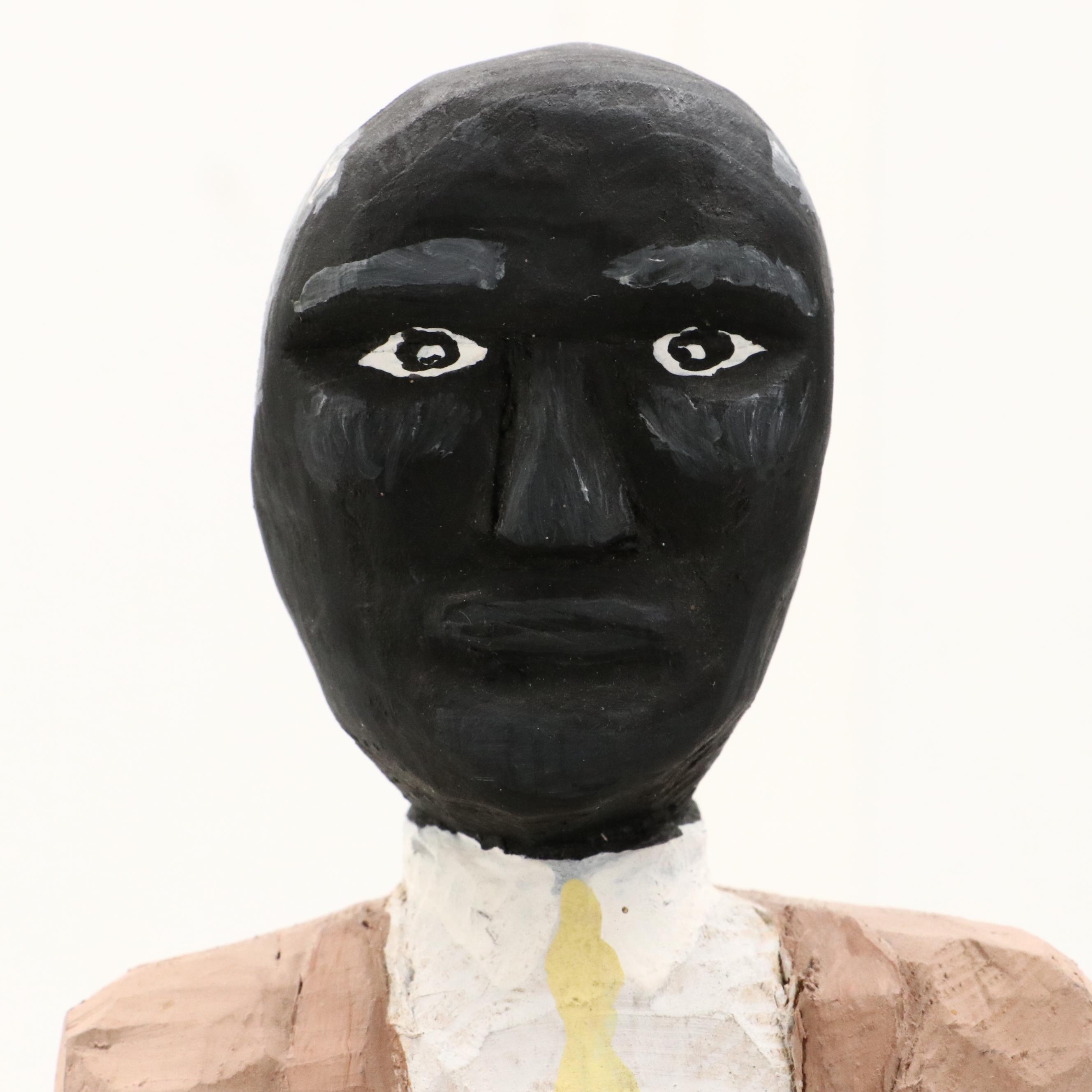 Preston Geter Outsider Art Sculpture "Sunday Sermon," 1996