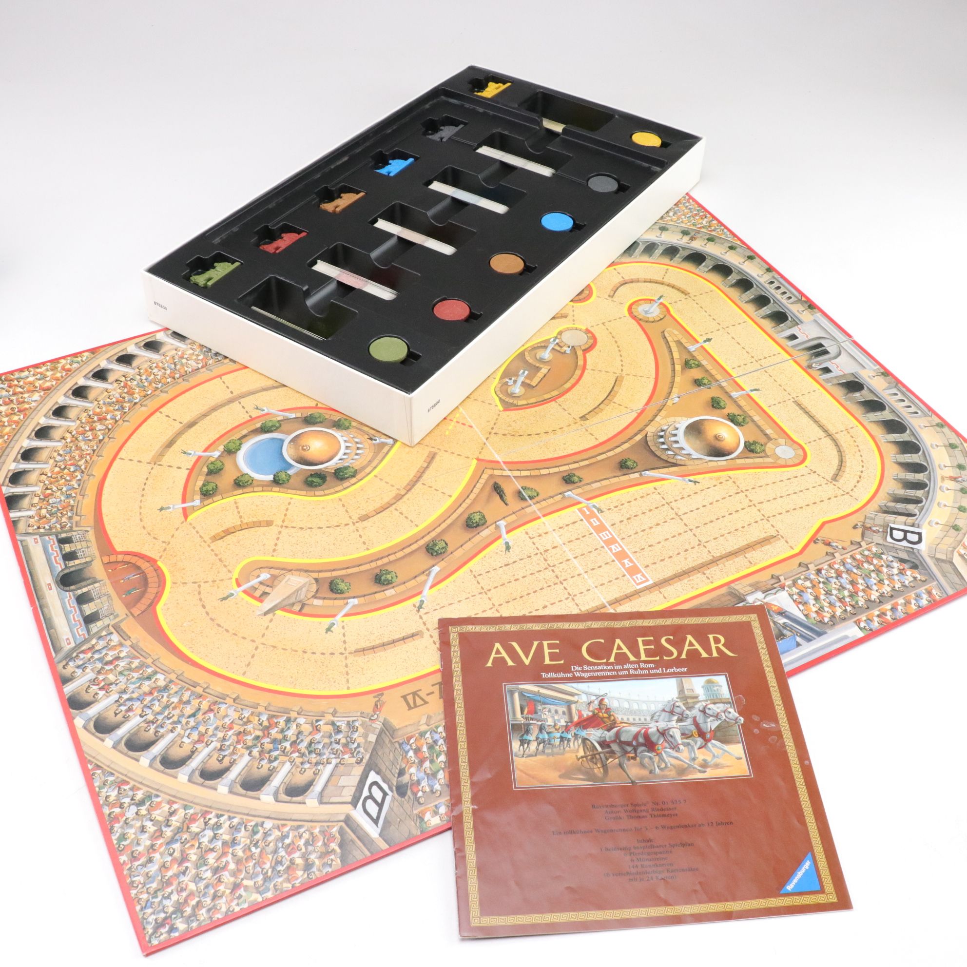 Ravensburger "Der Schatz der Inka" and "Ave Caesar" and Other German Board Games