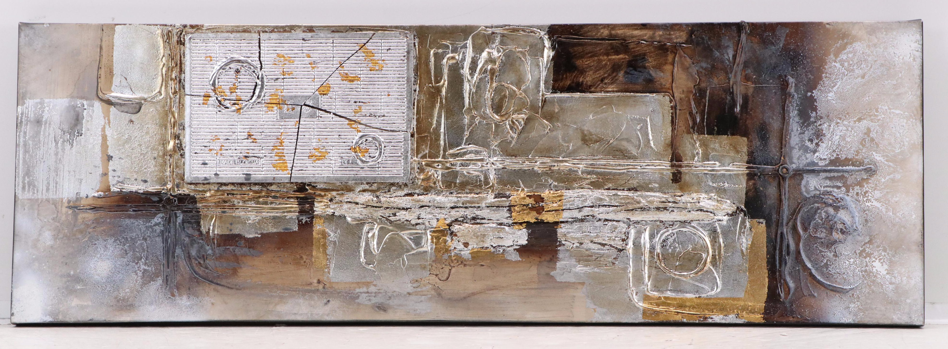 Mixed Media Abstract Painting, 21st Century