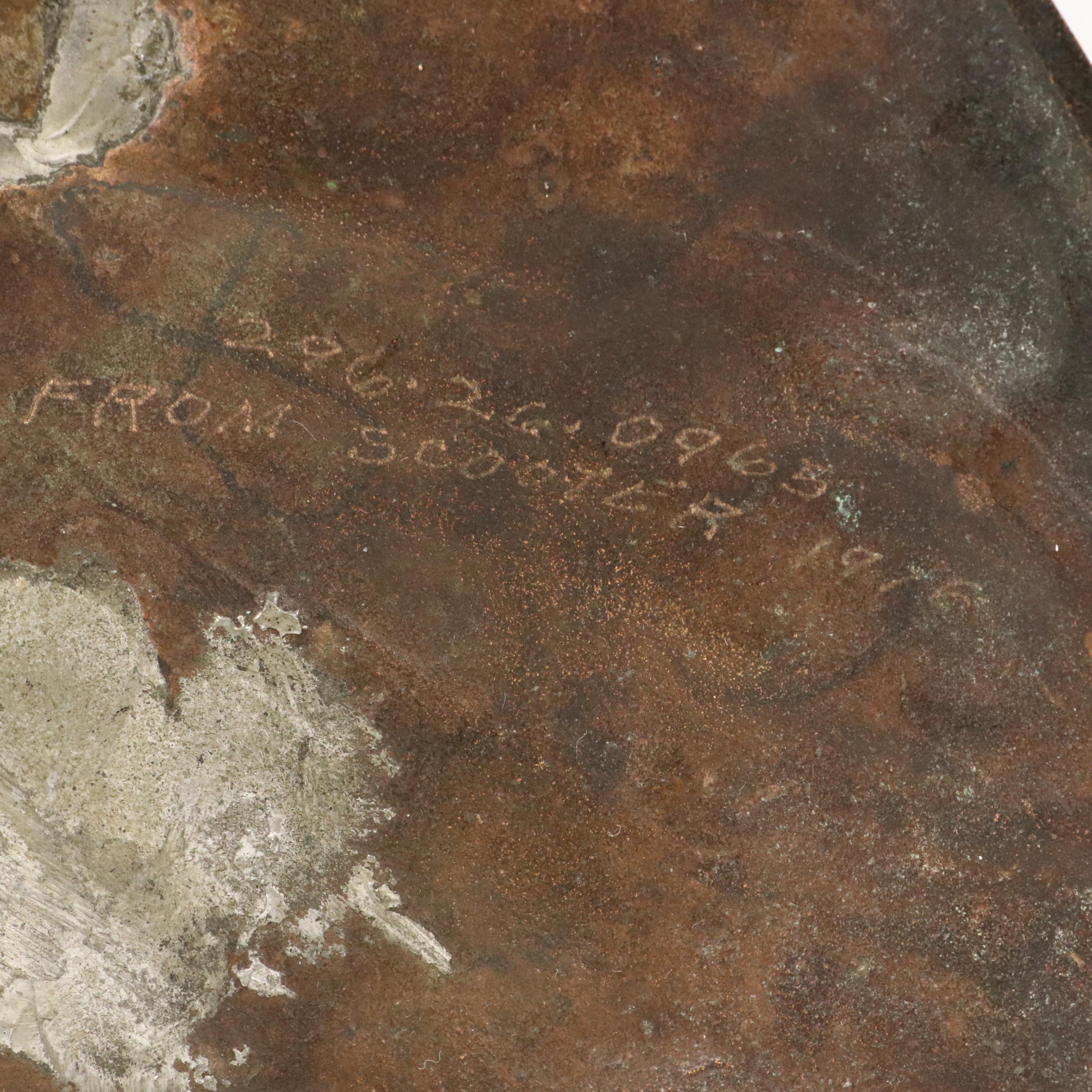 Bern Schutte Art Deco Bronze Plaque, Early 20th Century