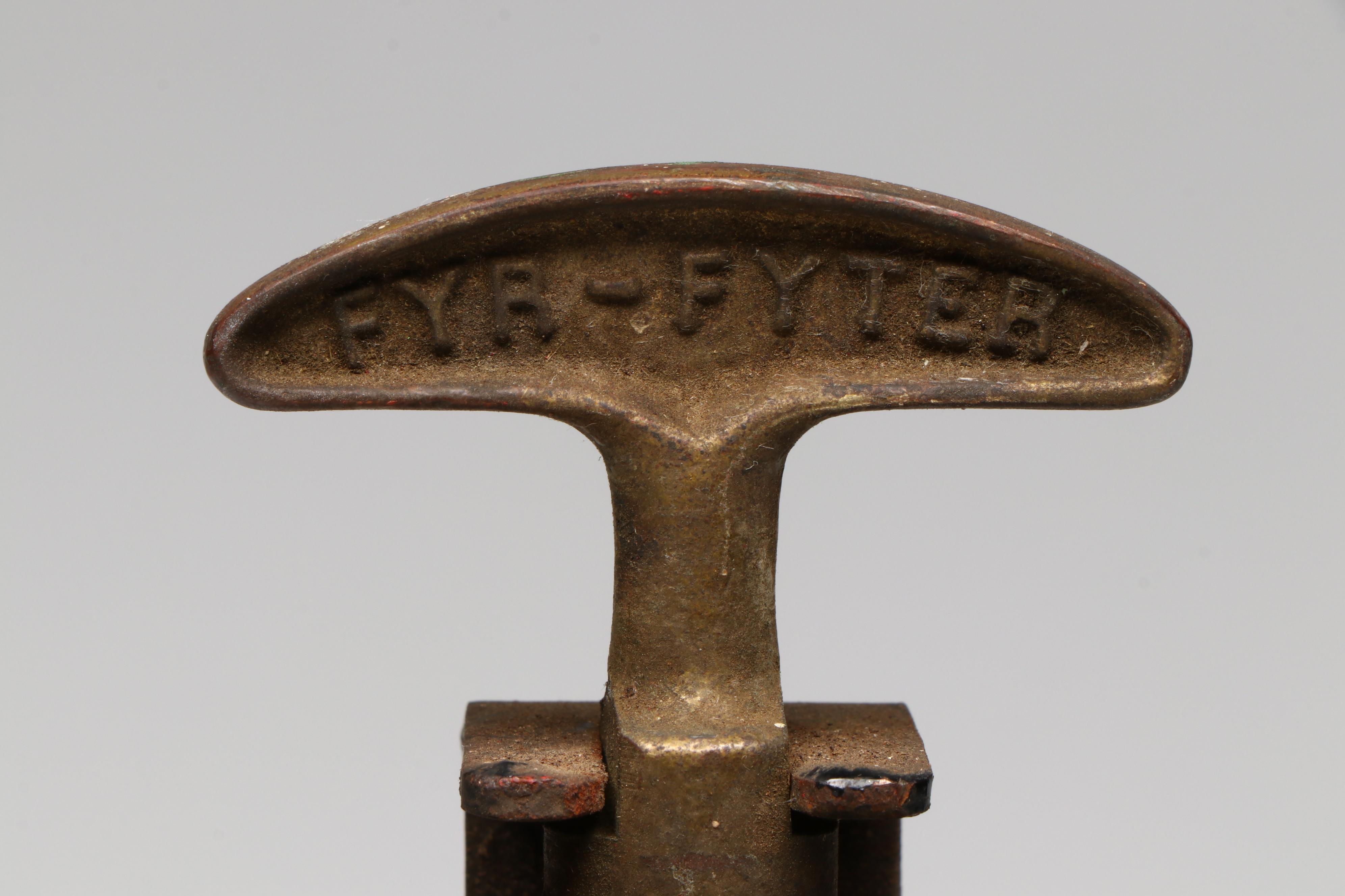 Fyr-Fyter Fire Extinguisher with The Master Mfg. Co. Oil Bottle, Early 20th C.