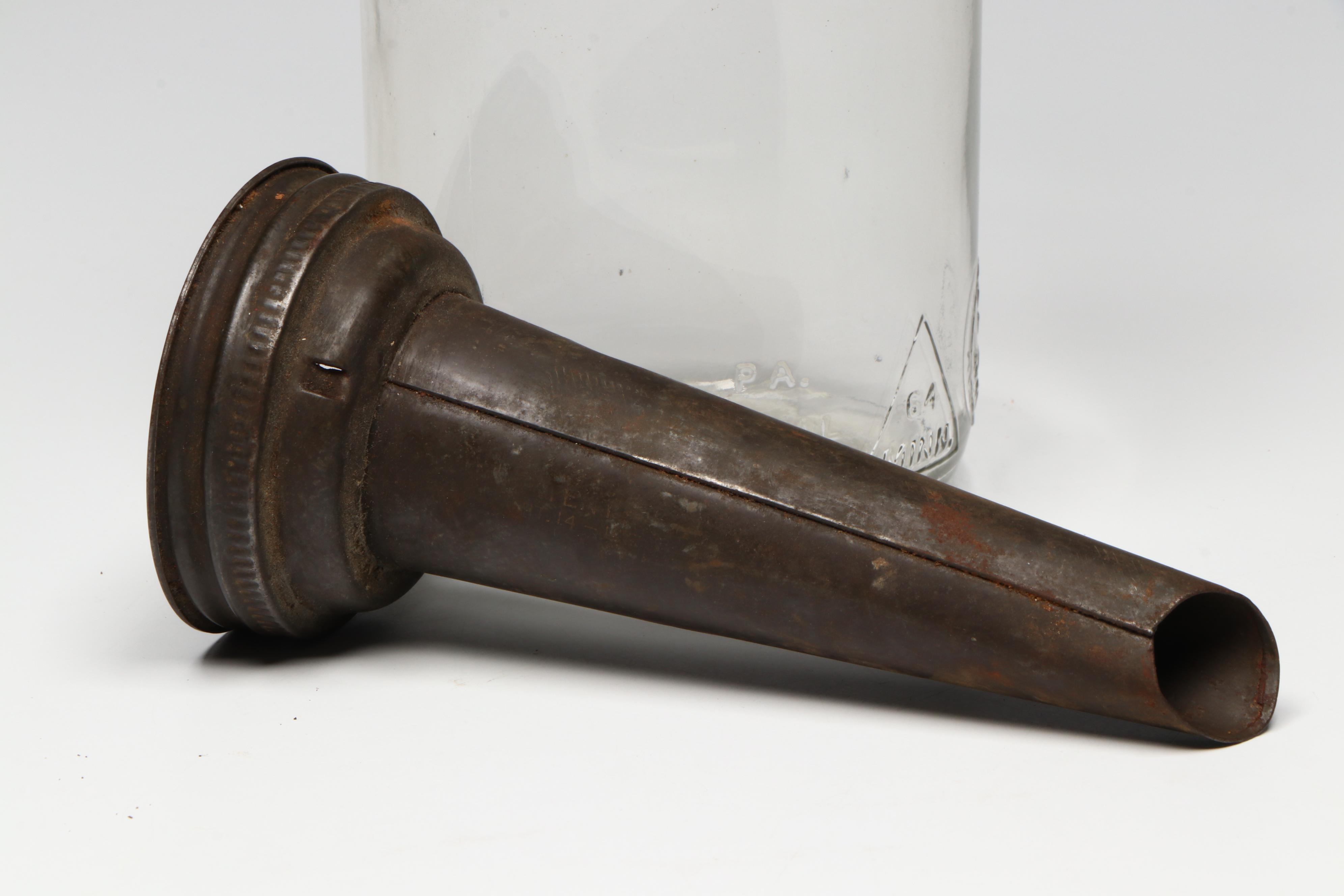 Fyr-Fyter Fire Extinguisher with The Master Mfg. Co. Oil Bottle, Early 20th C.