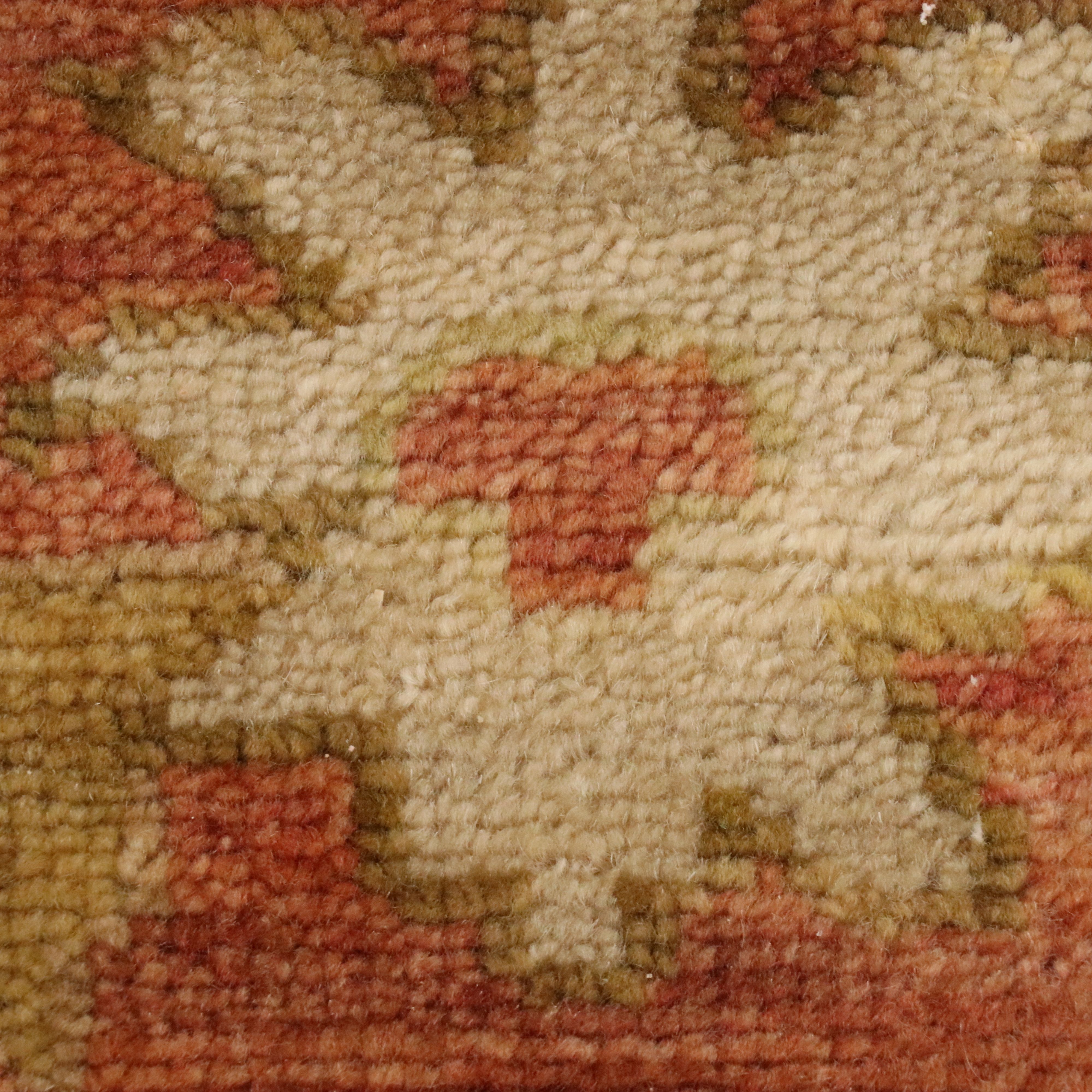 9' x 11'11 Hand-Knotted Indian Agra Area Rug