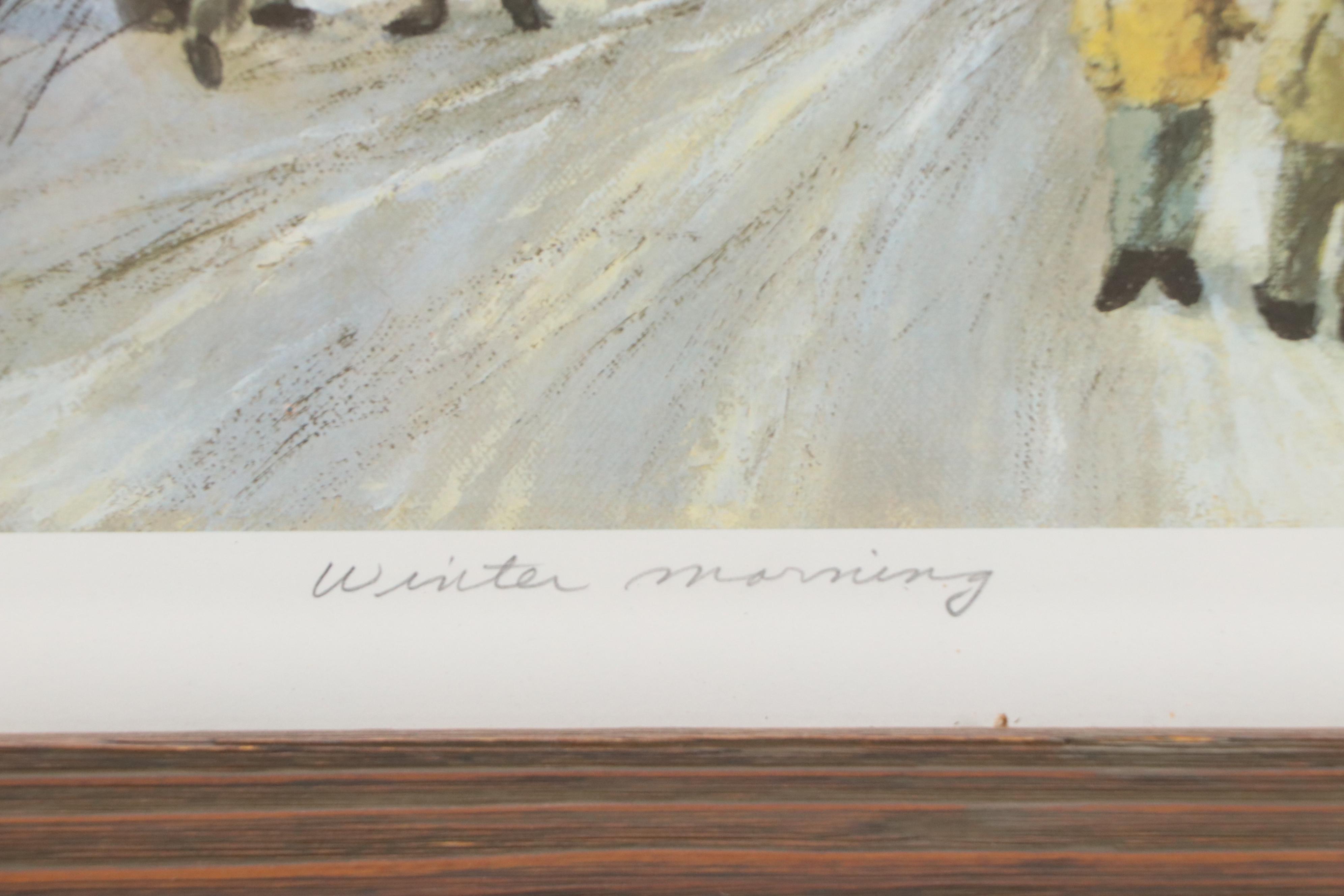 Robert Fabe Offset Lithographs Including "April Day"