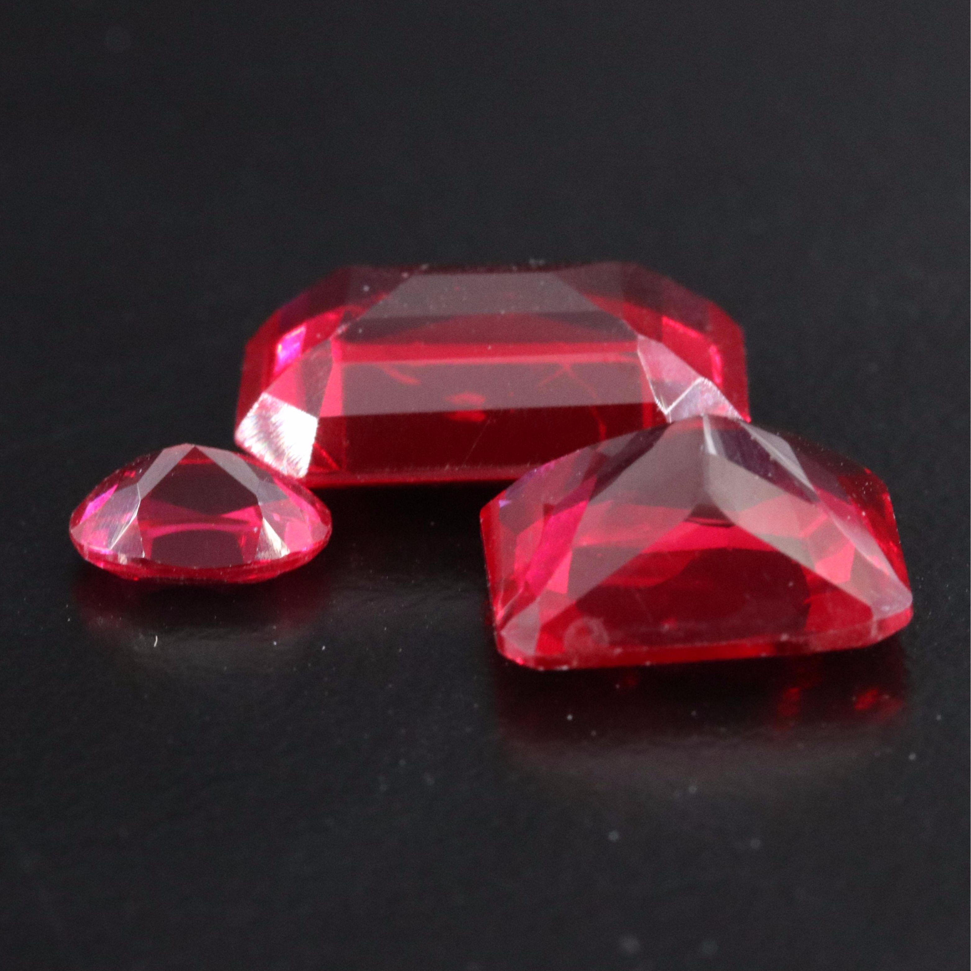Loose 45.16 CTW Lab Grown Rubies