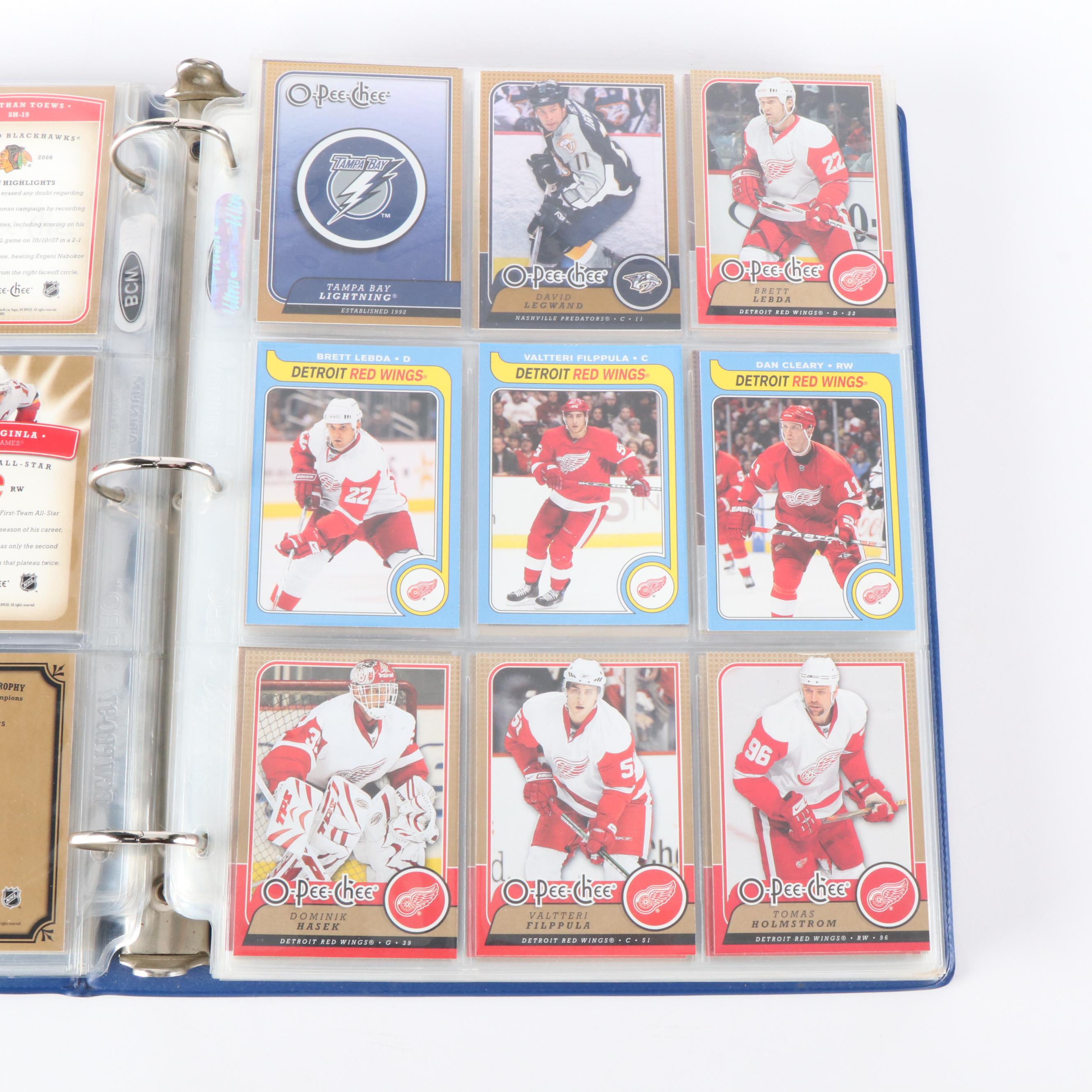Upper Deck with Other Hockey Cards Featuring Crosby/Ovechkin Rookie Showdown