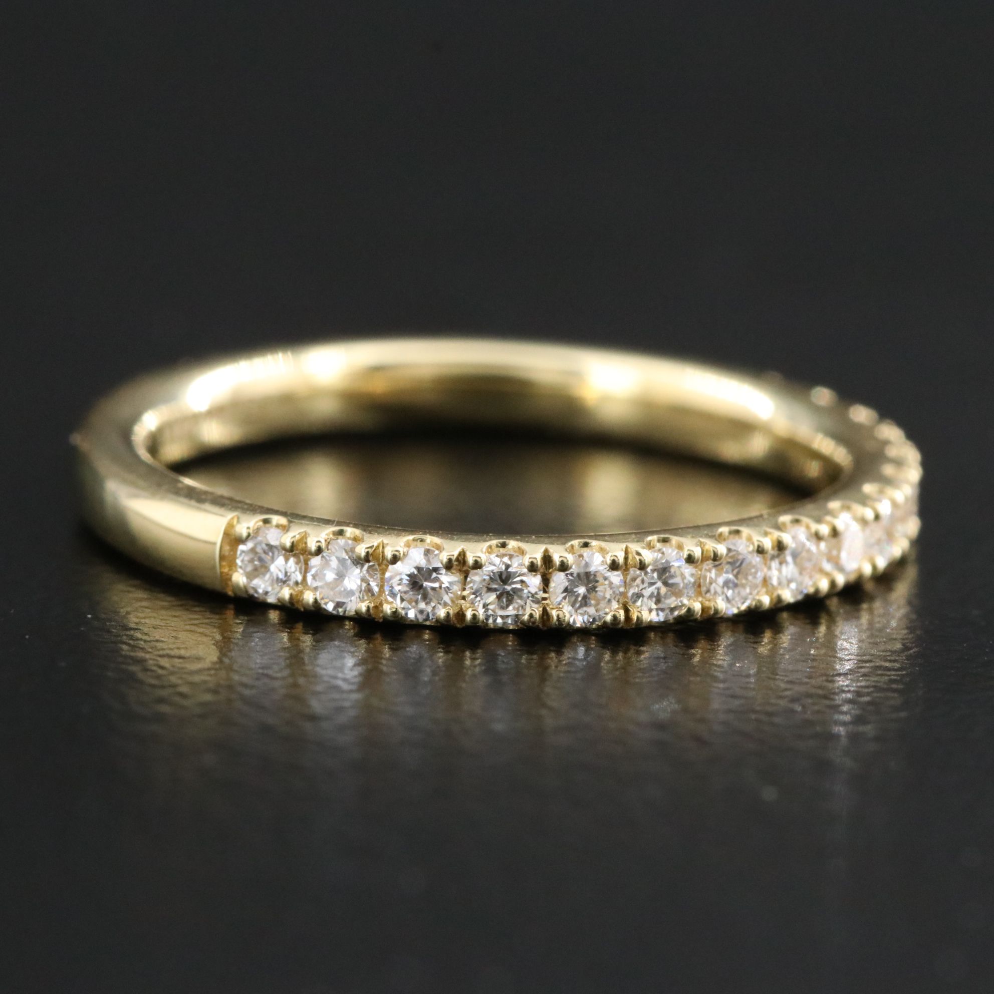 18K 0.56 CTW Lab Grown Diamond Band