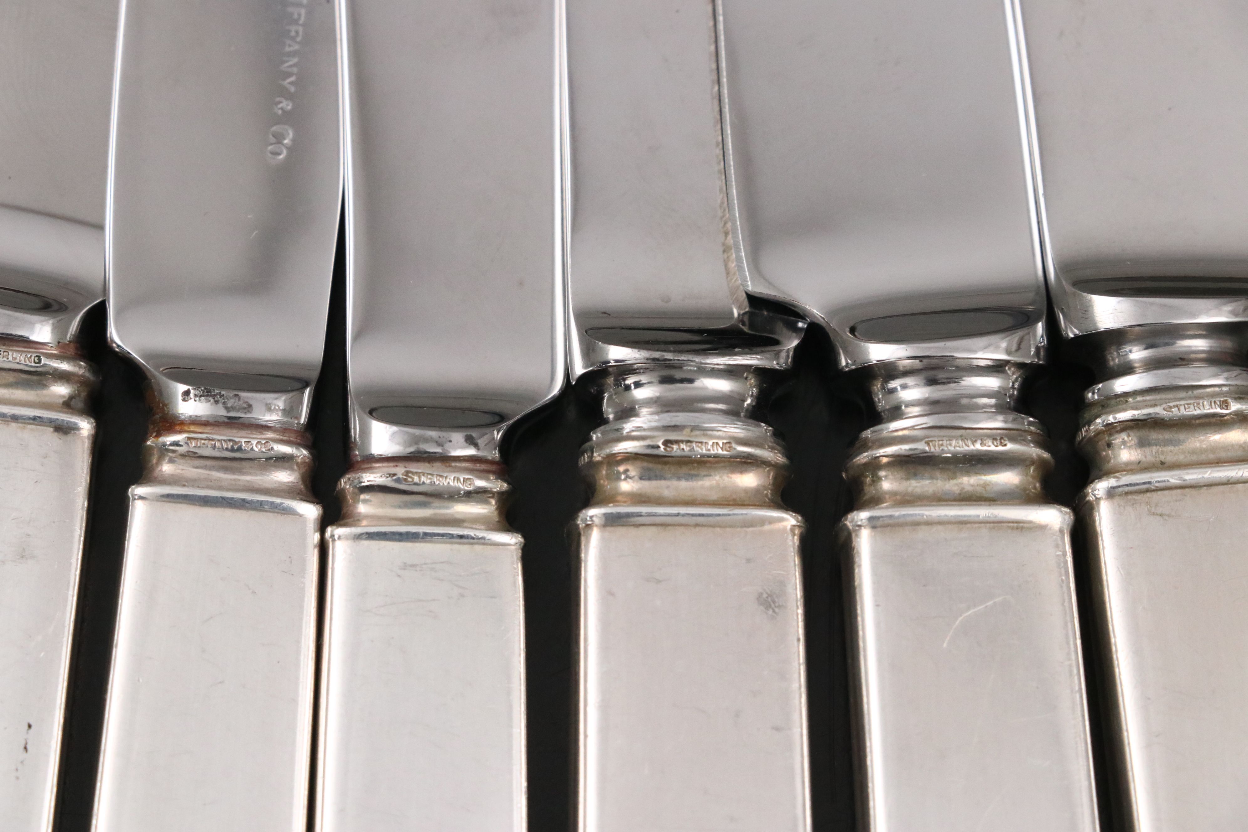 Tiffany & Co. "Hampton" Sterling Silver Flatware Service for Eight