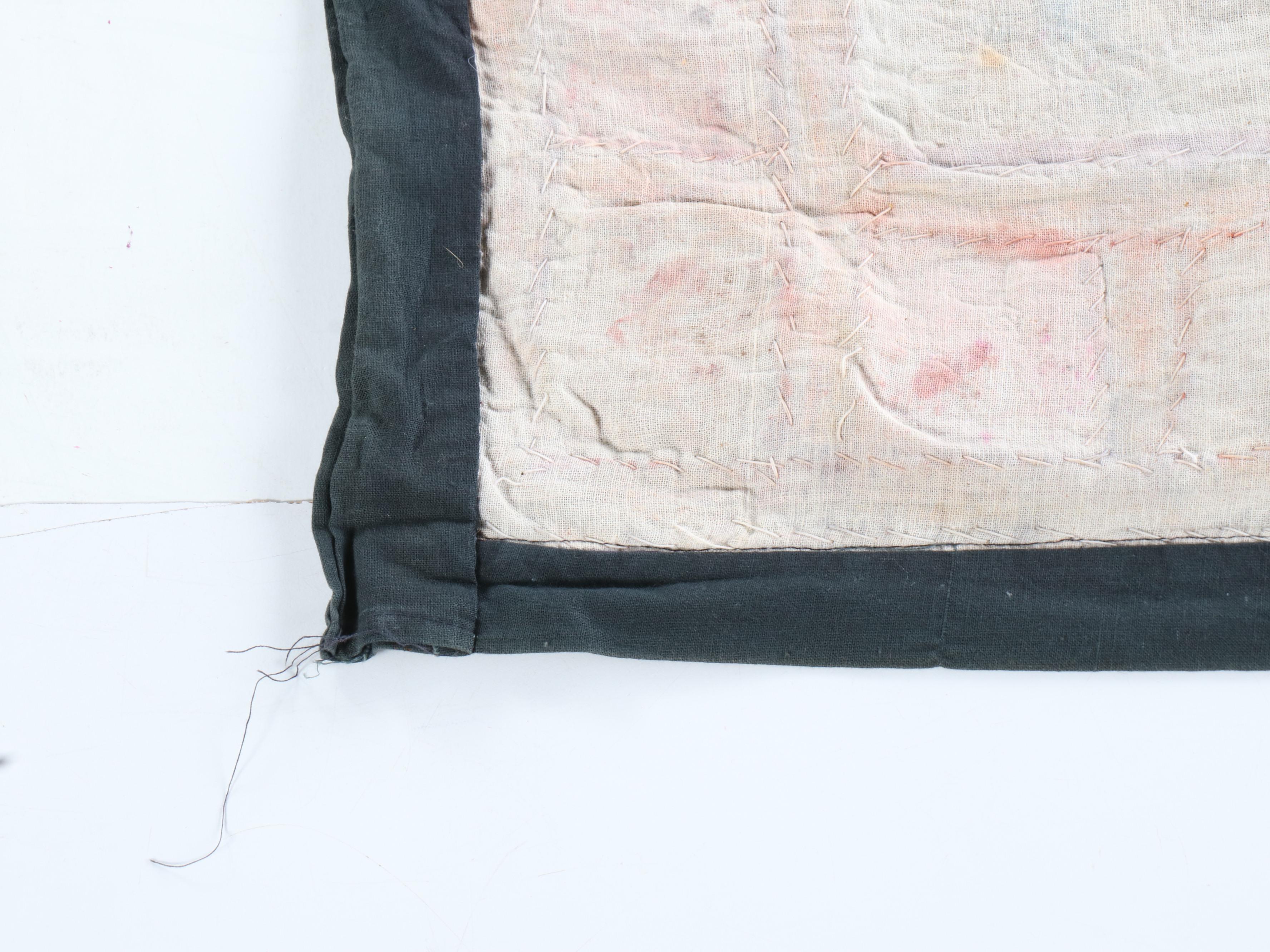 Indian Hand-Embroidered Shisha and Chain Stitch Textiles