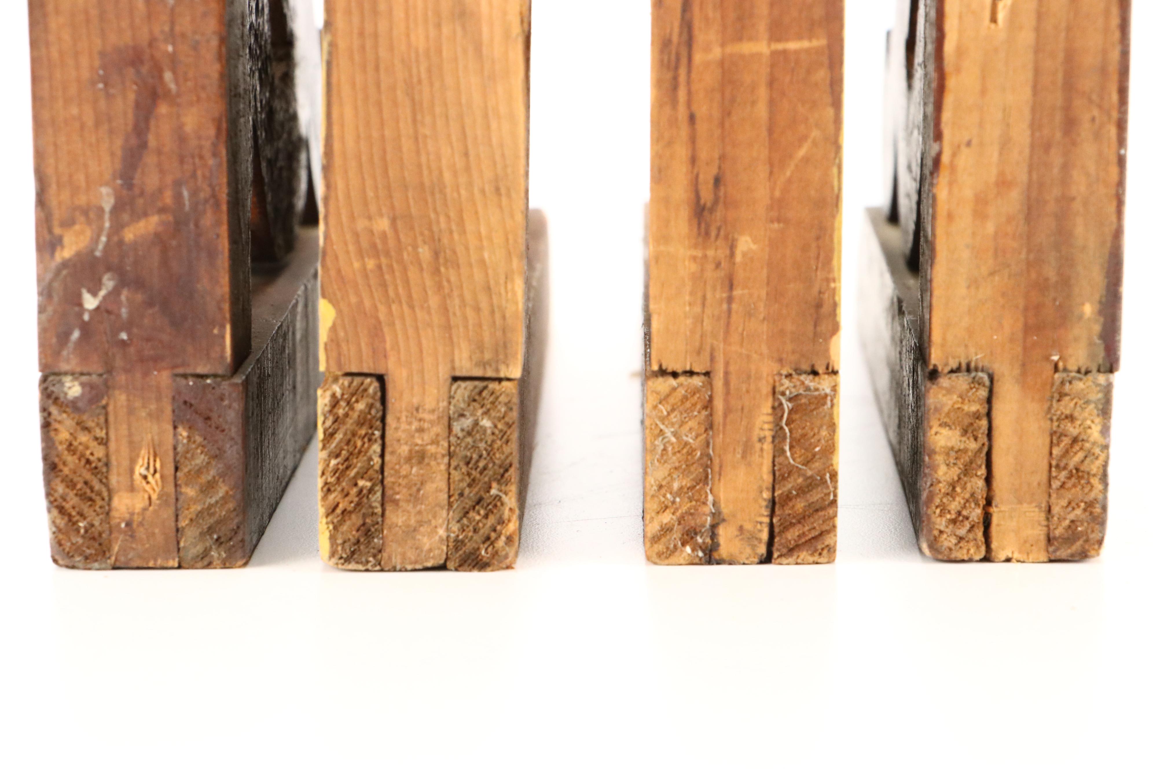 Victorian Carved Oak Decorative Shelf Brackets