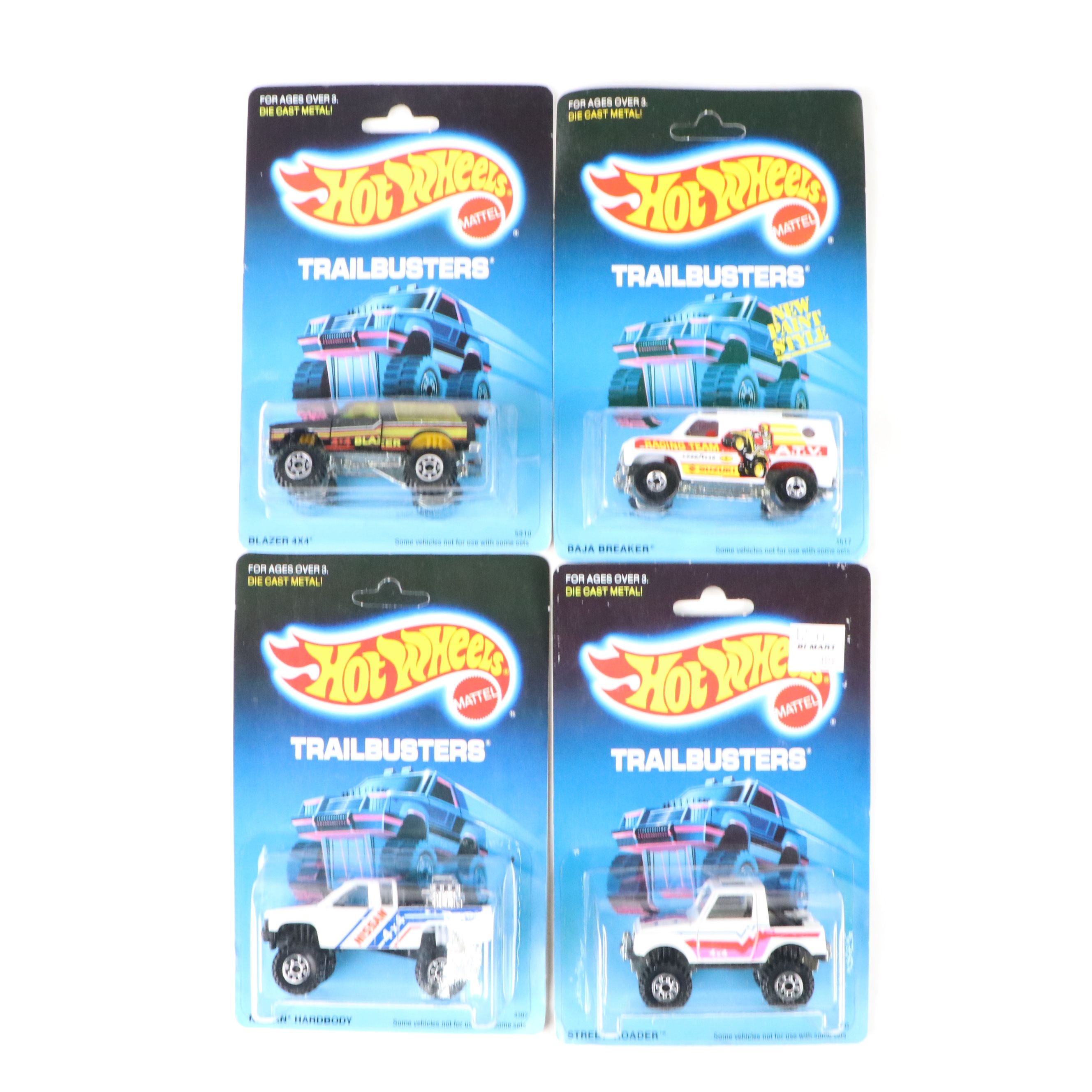 Hot Wheels "Baja Breaker," "Bywayman" and More Blue Back Toy Cars, 1980s