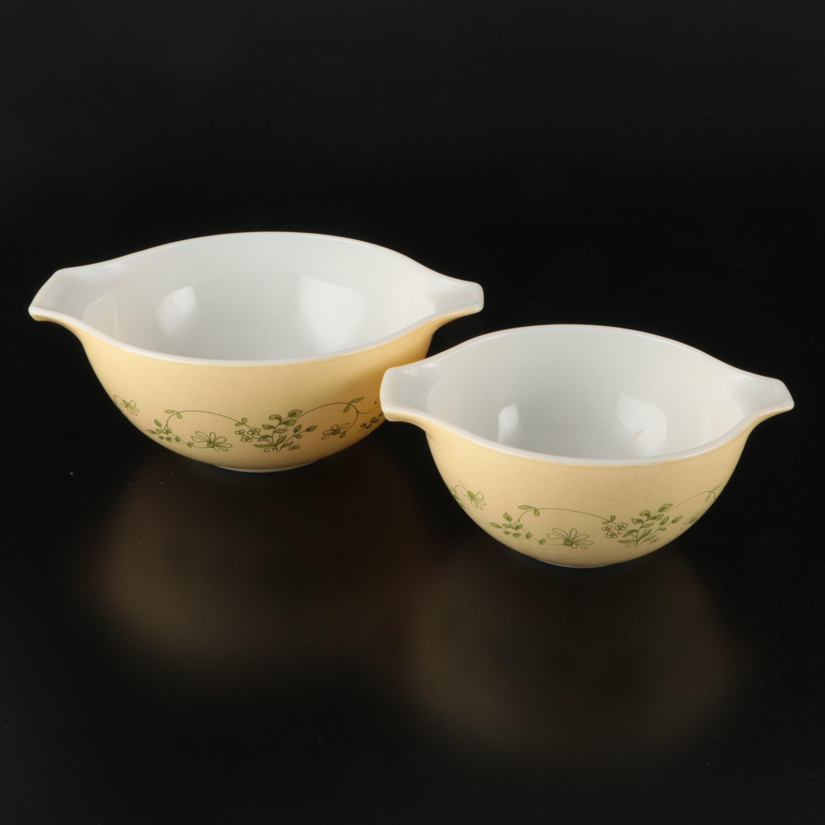 Pyrex "Shenandoah" Cinderella Mixing Bowls