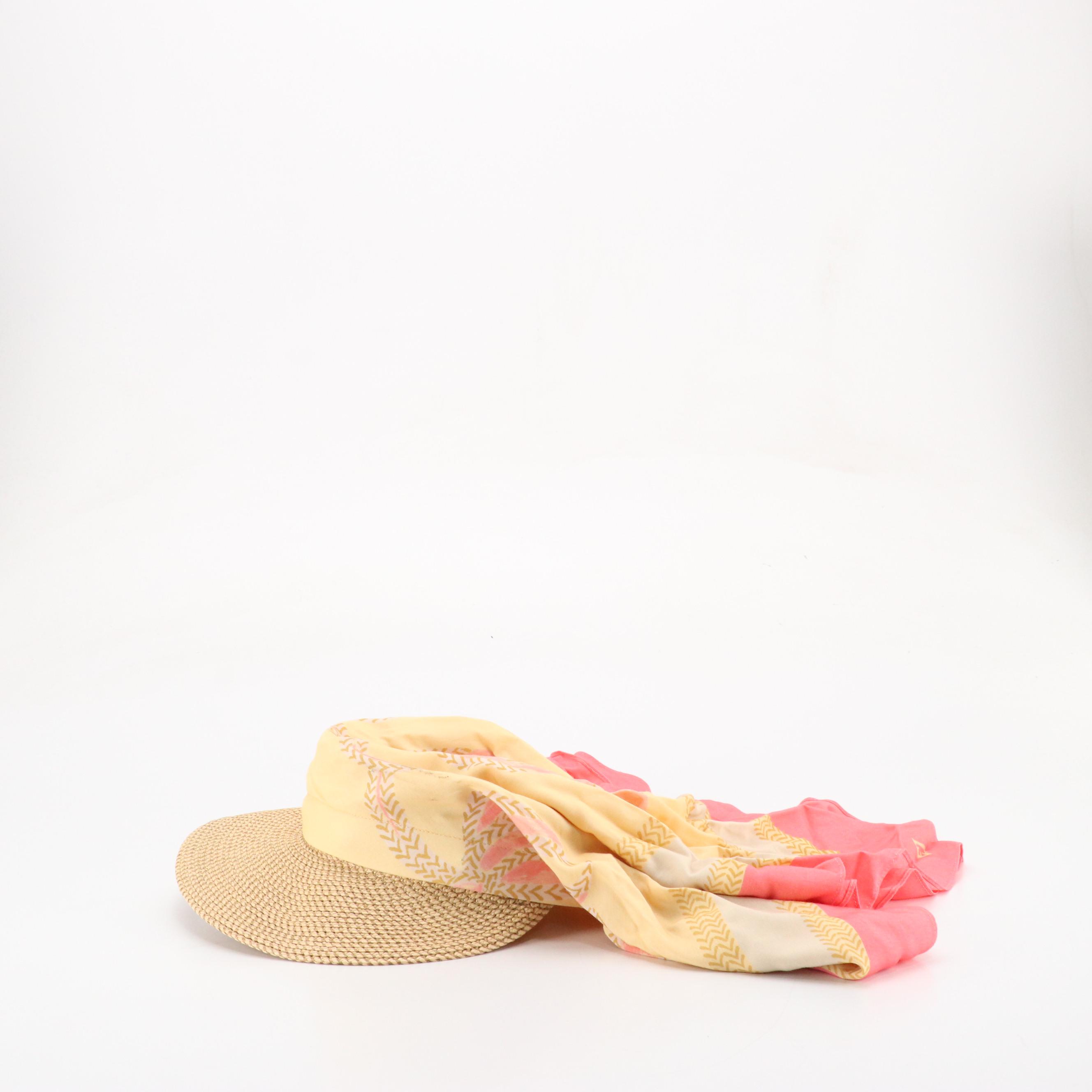 Eric Javits UPF 50 Scarf Visor Sun Hats