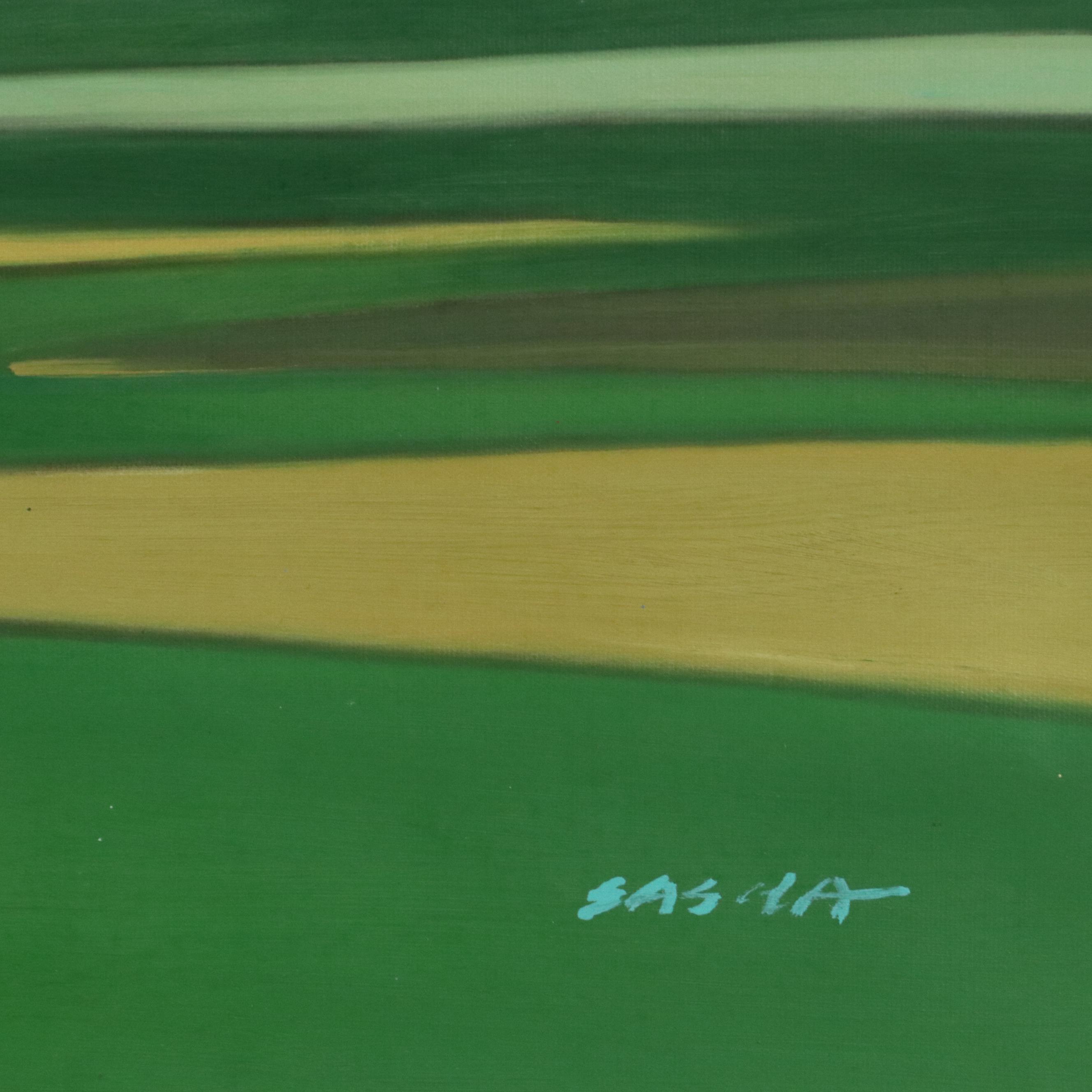 Sasha Abstract Oil Painting, 21st Century