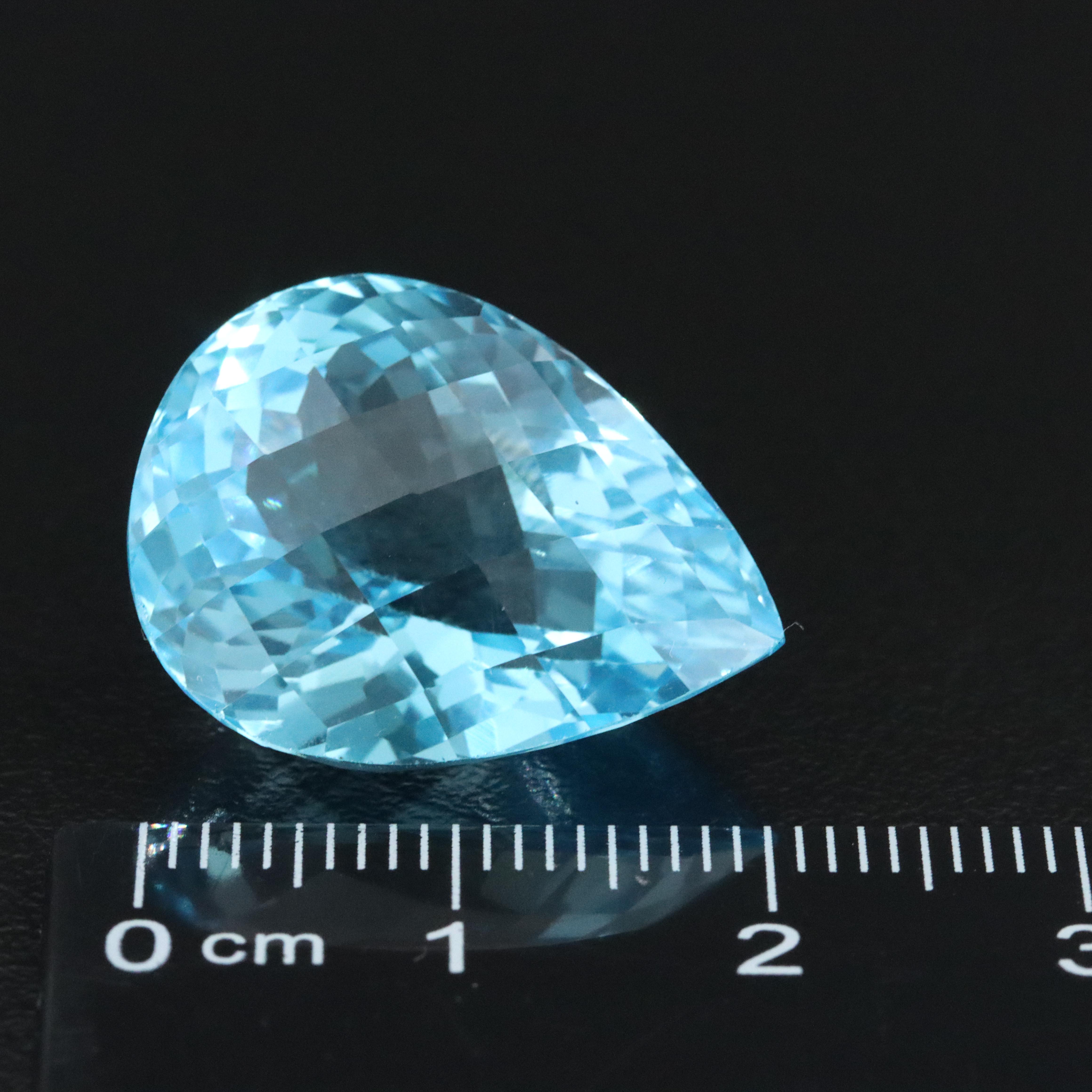 Loose 32.38 CT Blue Topaz