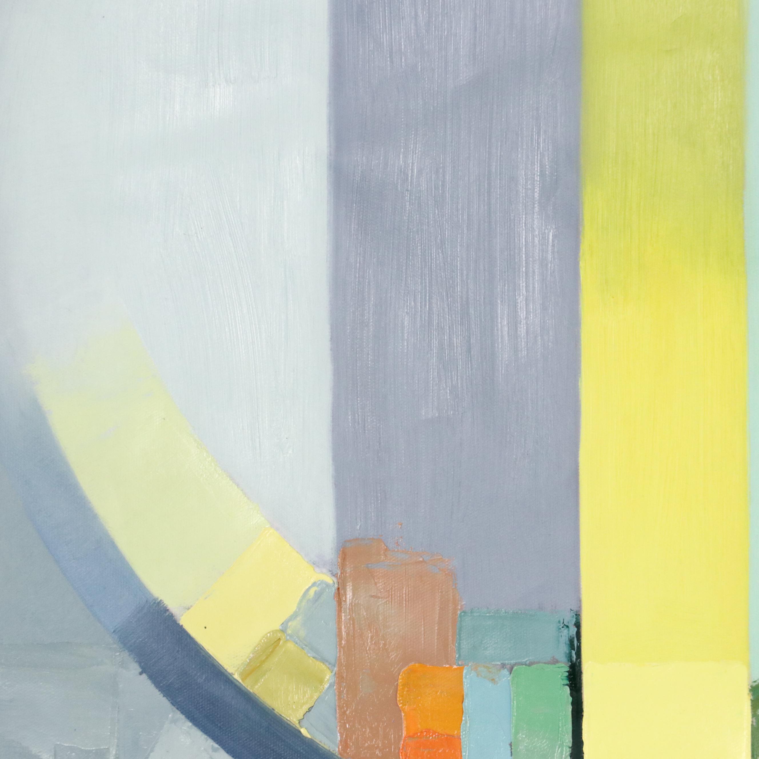 Ziti Abstract Oil Painting, 21st Century