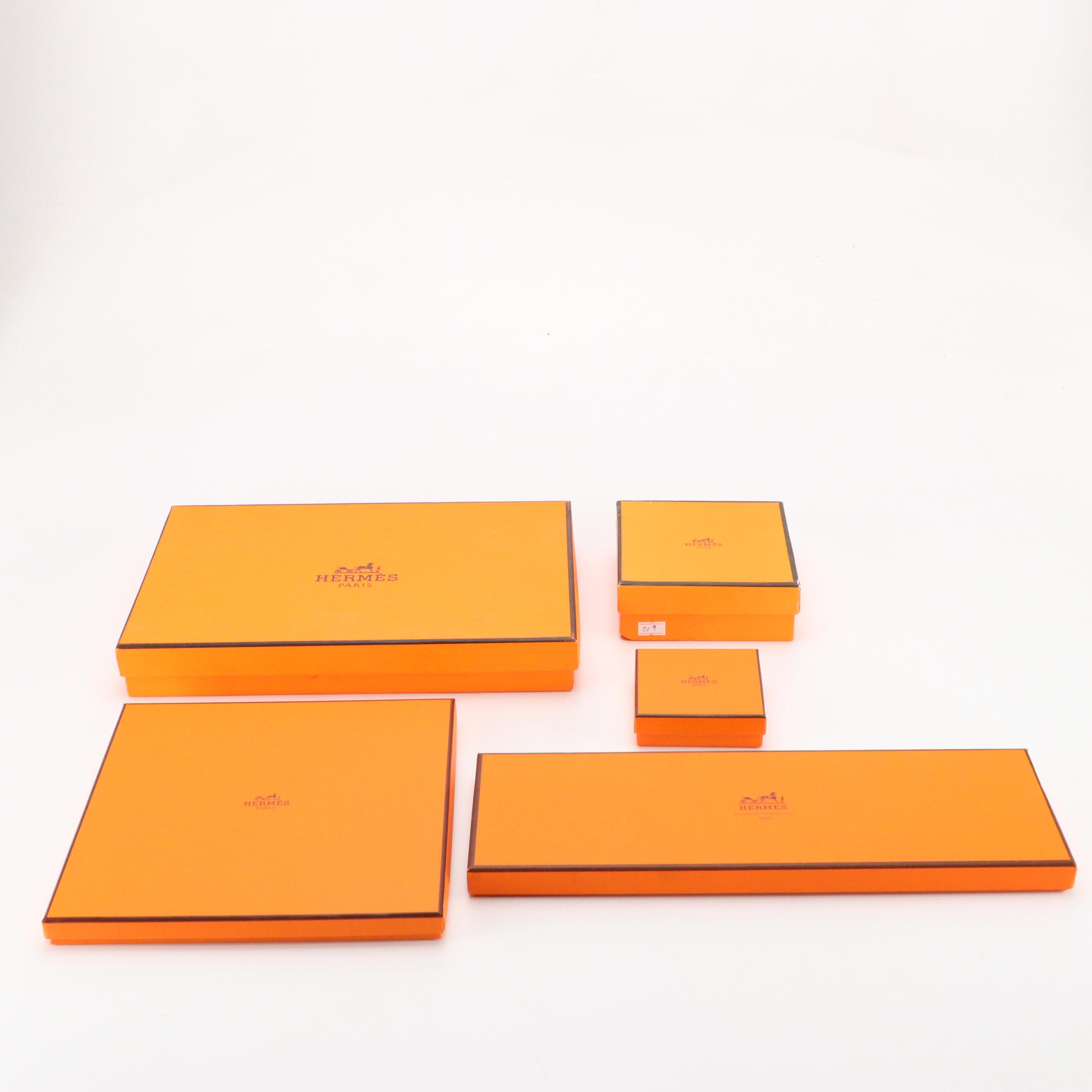 Hermès Retail Packaging, Boxes and Shopping Bags